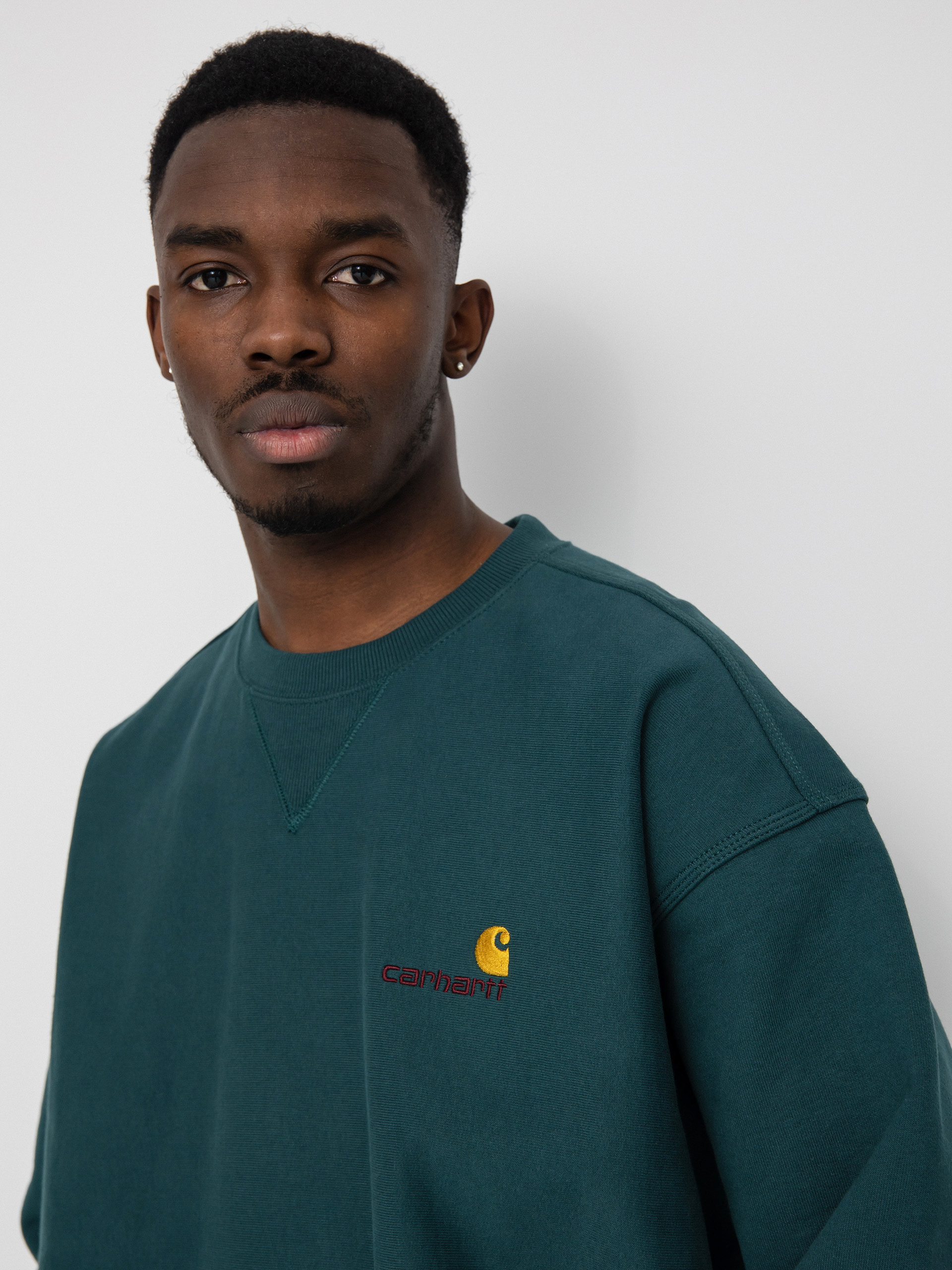 Carhartt WIP American Script Pulóver (botanic)