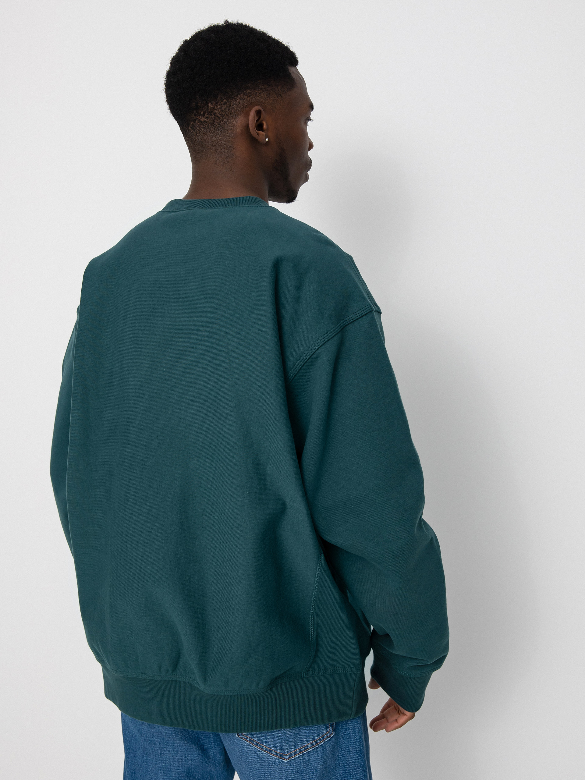 Carhartt WIP American Script Pulóver (botanic)