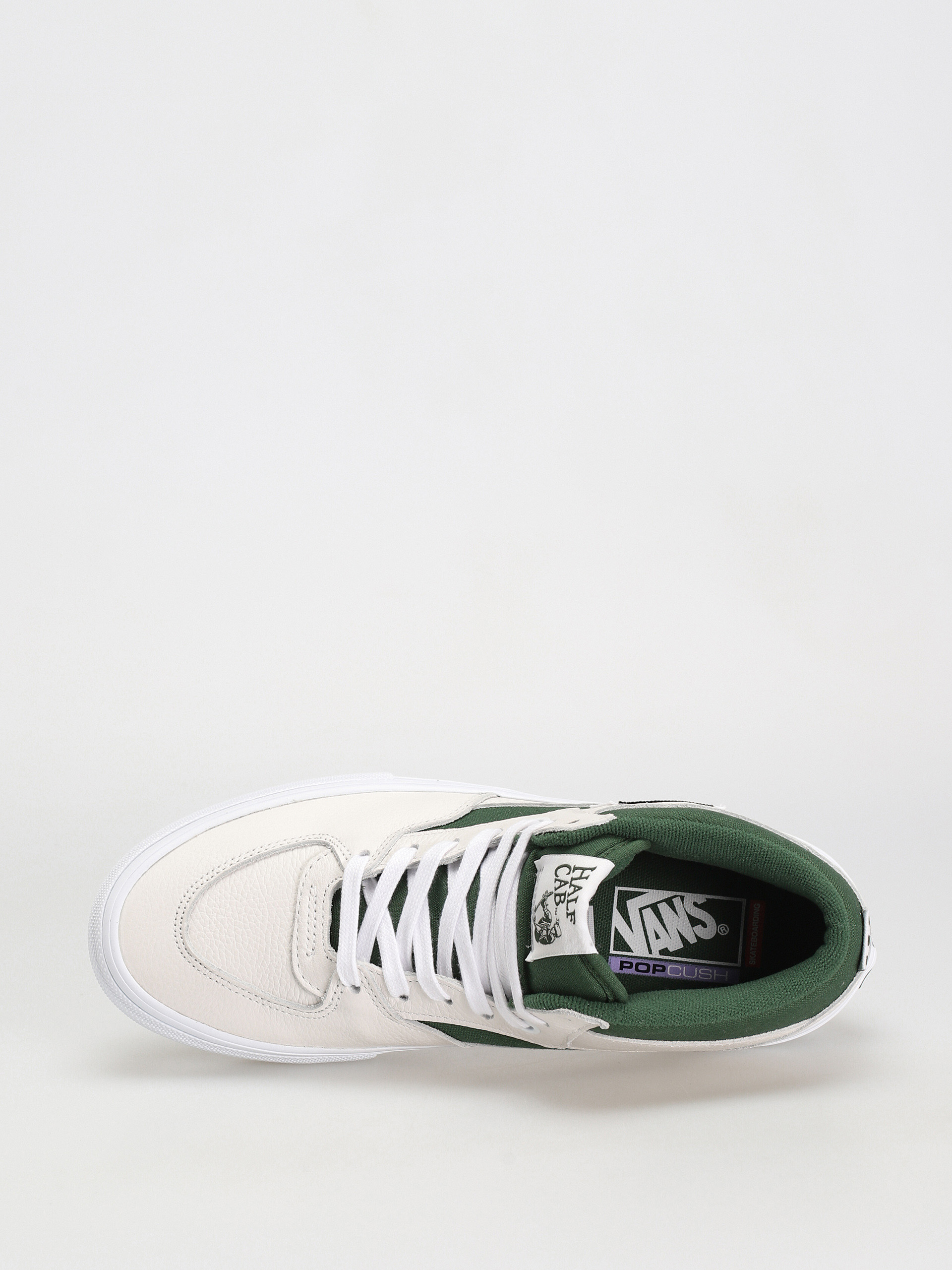 Vans Skate Half Cab Cipők (white/green)