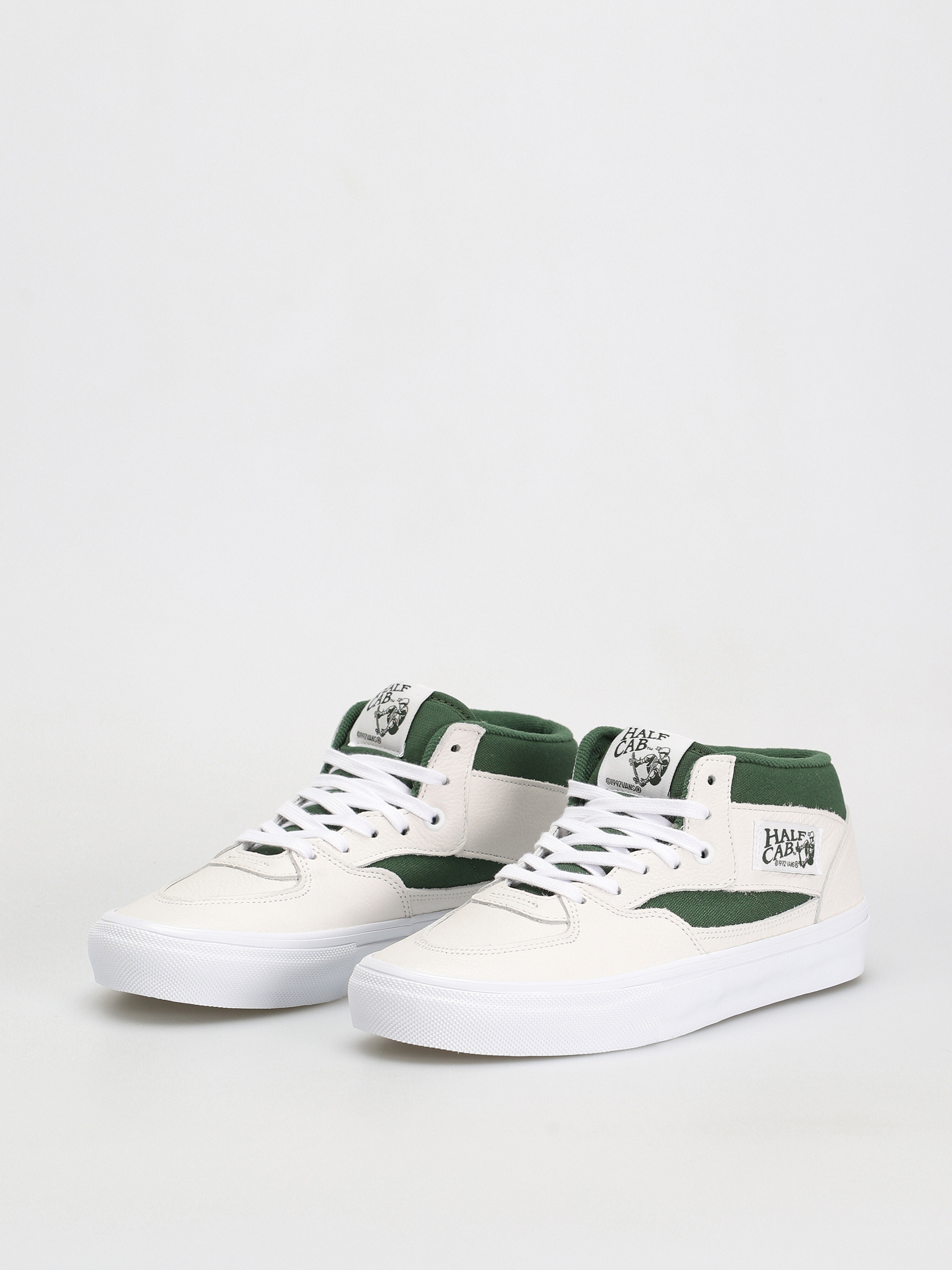 Vans Skate Half Cab Cipők (white/green)