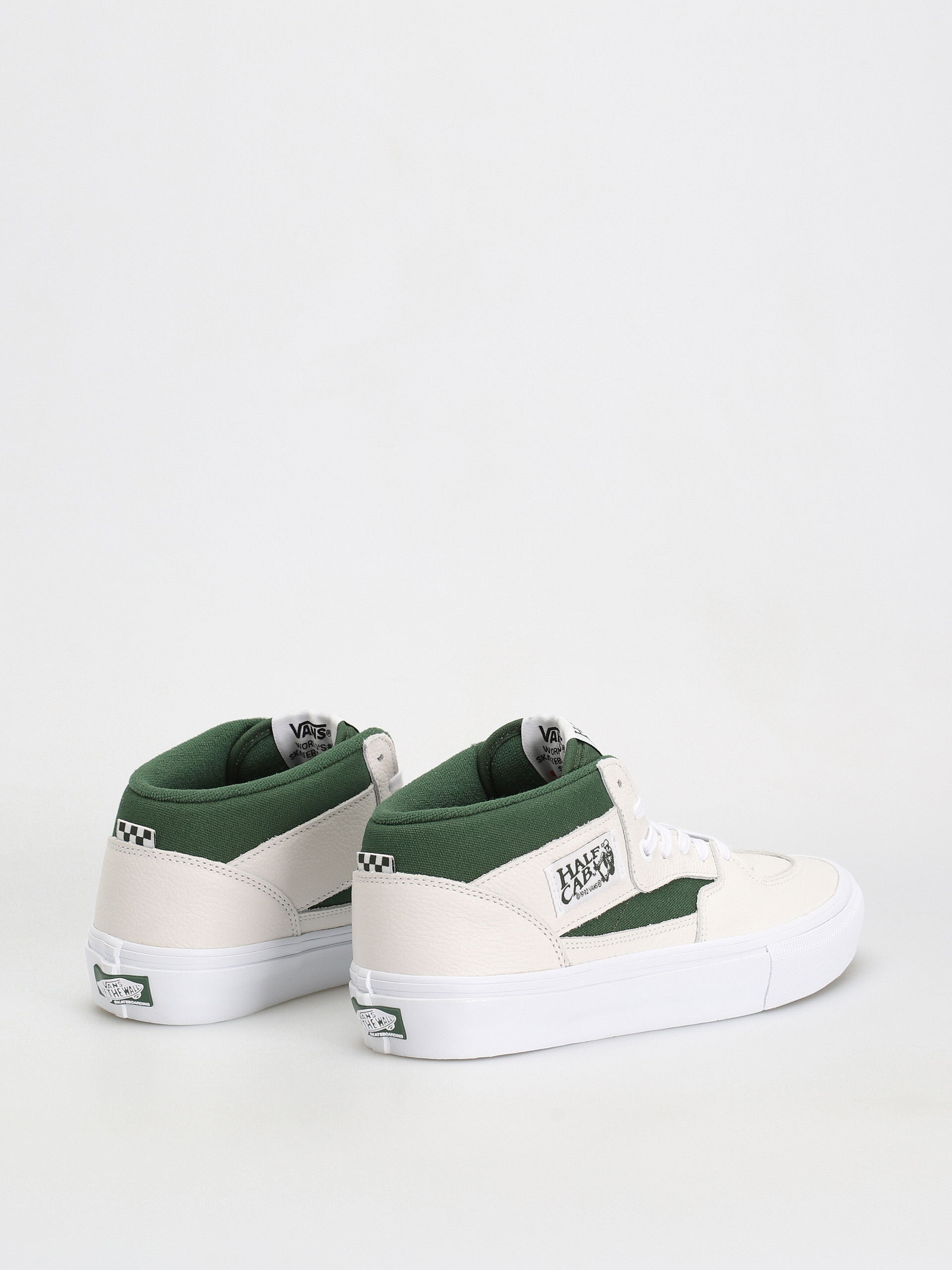 Vans Skate Half Cab Cipők (white/green)
