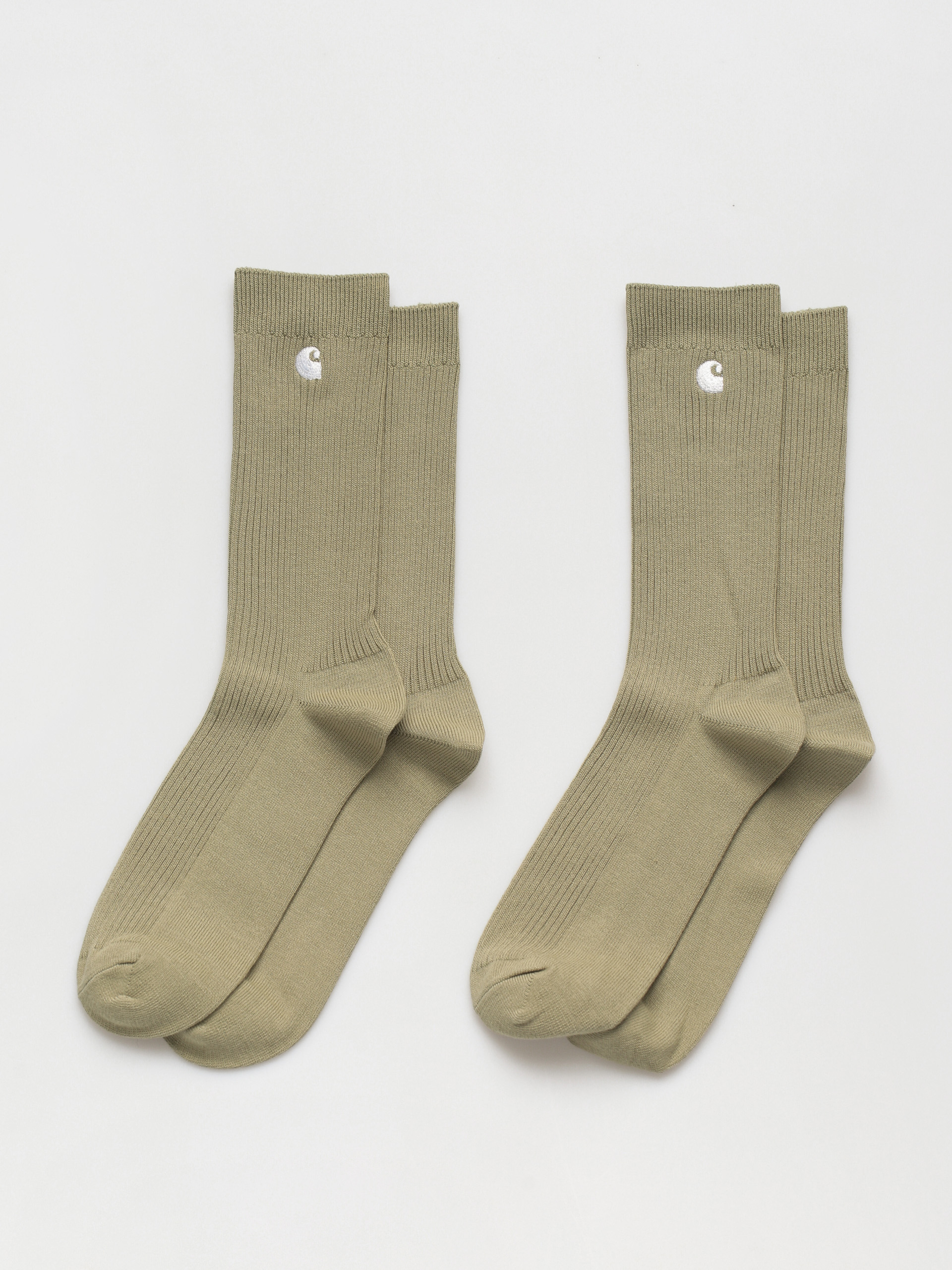 Carhartt WIP Madison Pack Zokni (yucca/white + yucca/white)