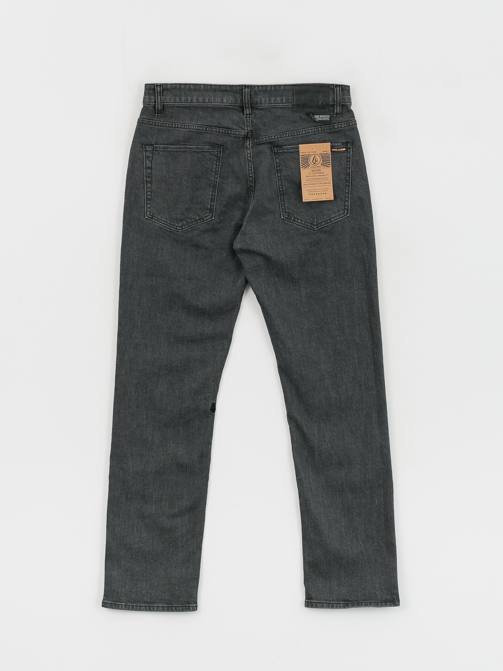 Volcom Solver Denim Kisnadrág (easy enzyme grey)