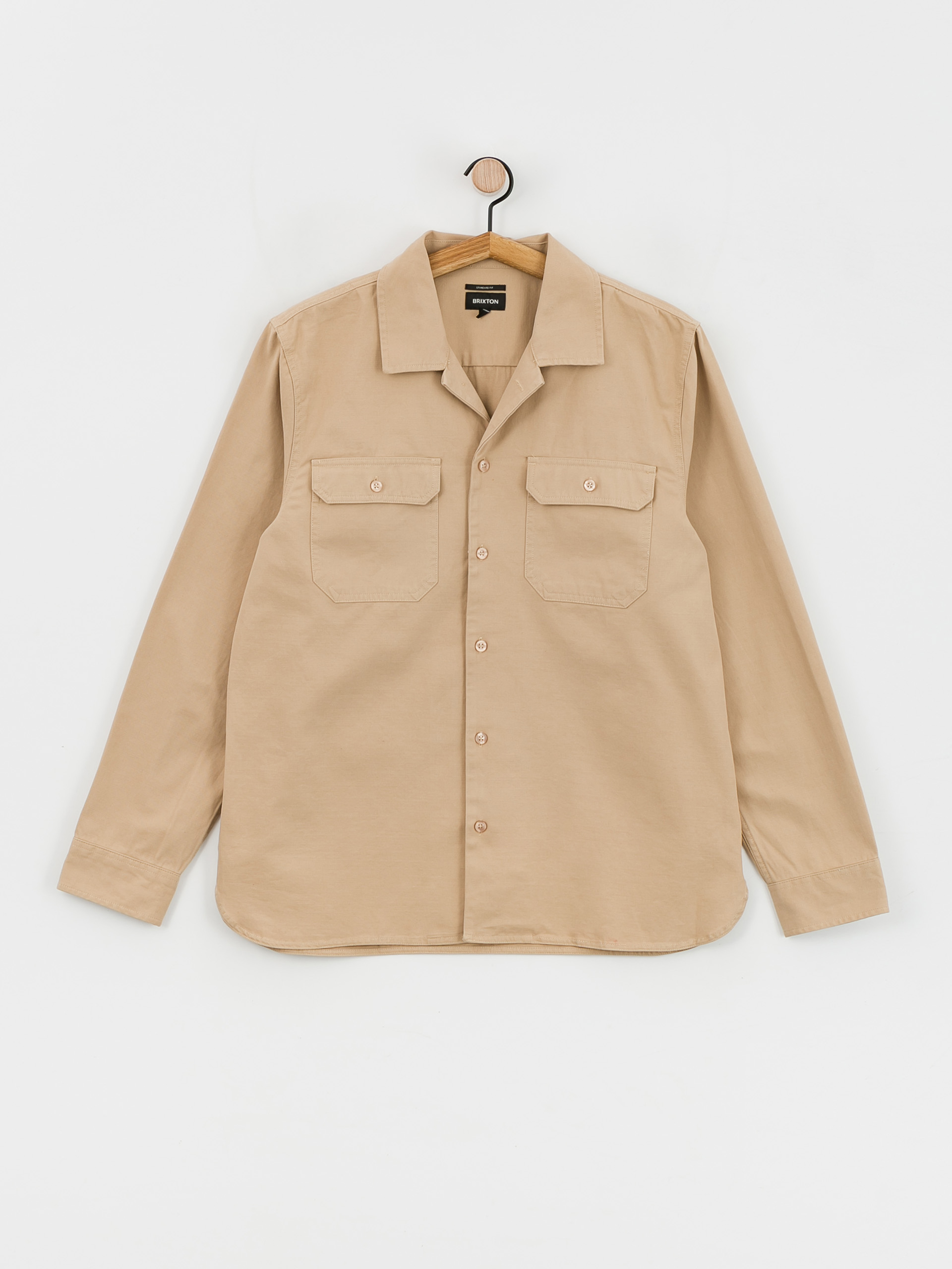 Brixton Bowery Surplus Overshirt Ls Ing (sand)