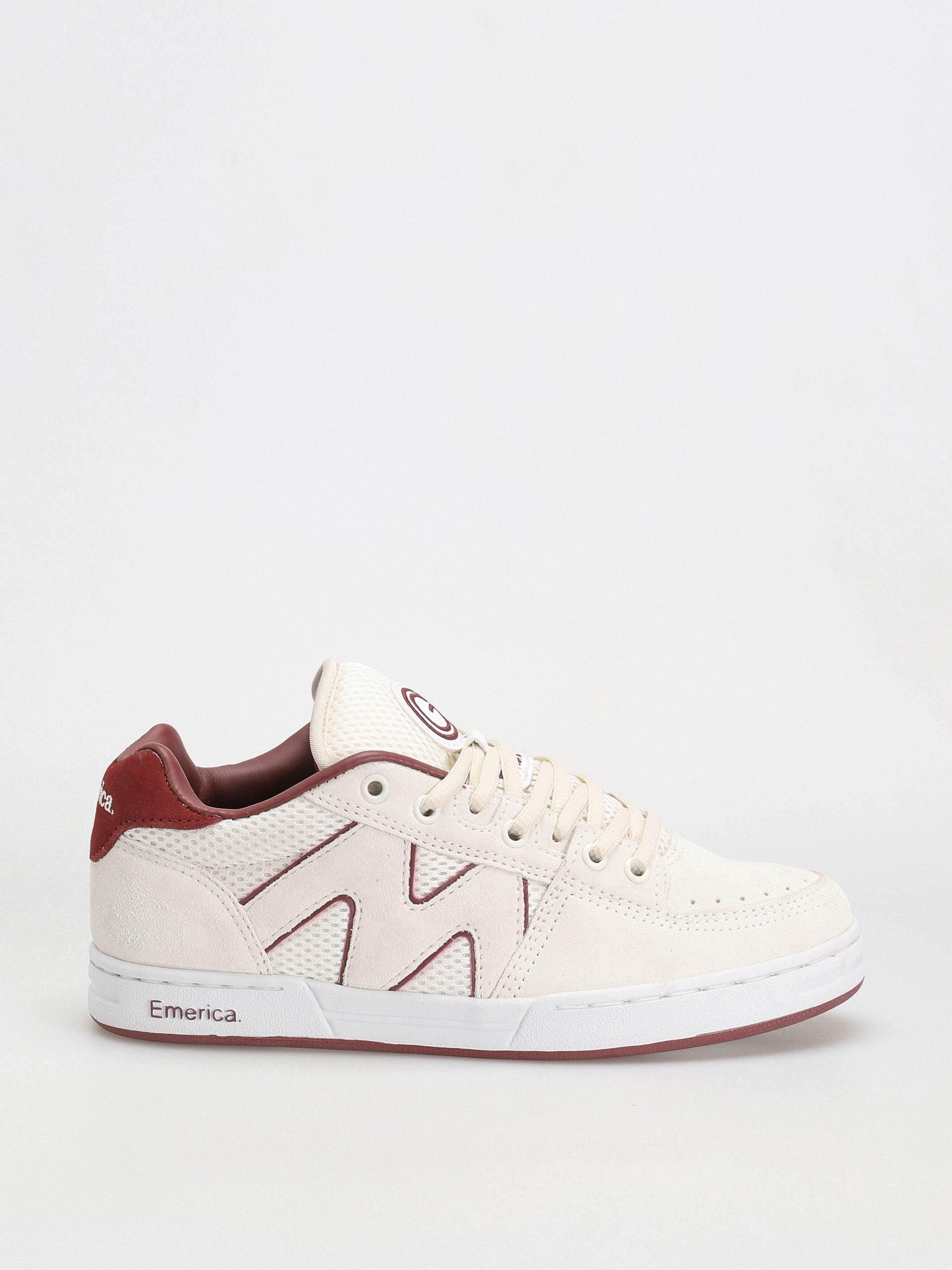 Emerica Og-1 Cipők (white/burgundy)
