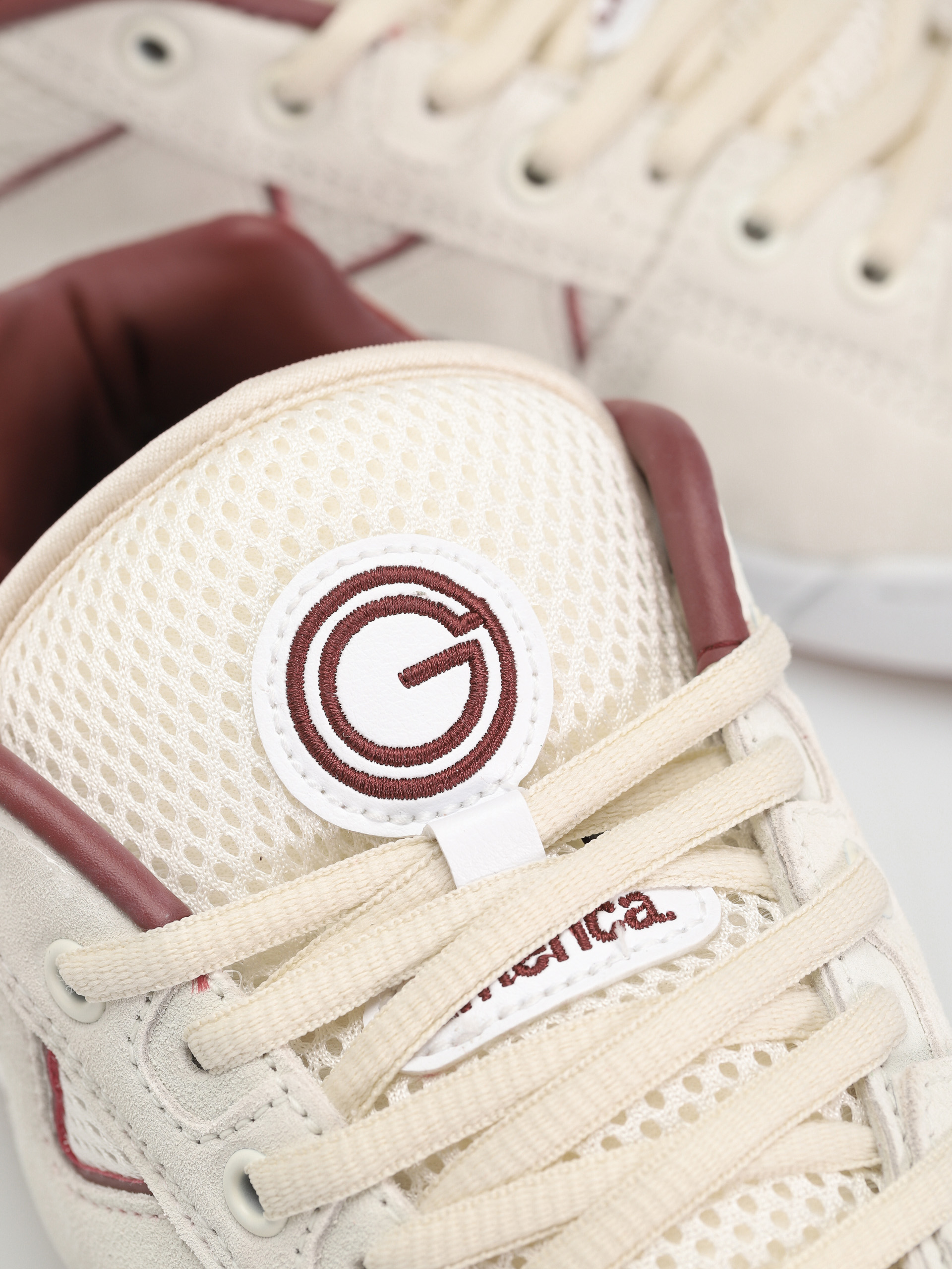 Emerica Og-1 Cipők (white/burgundy)