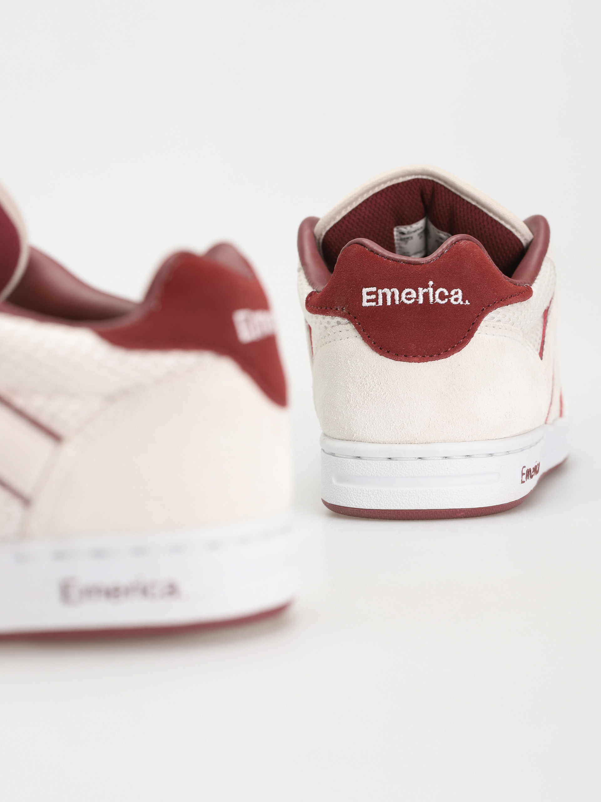 Emerica Og-1 Cipők (white/burgundy)