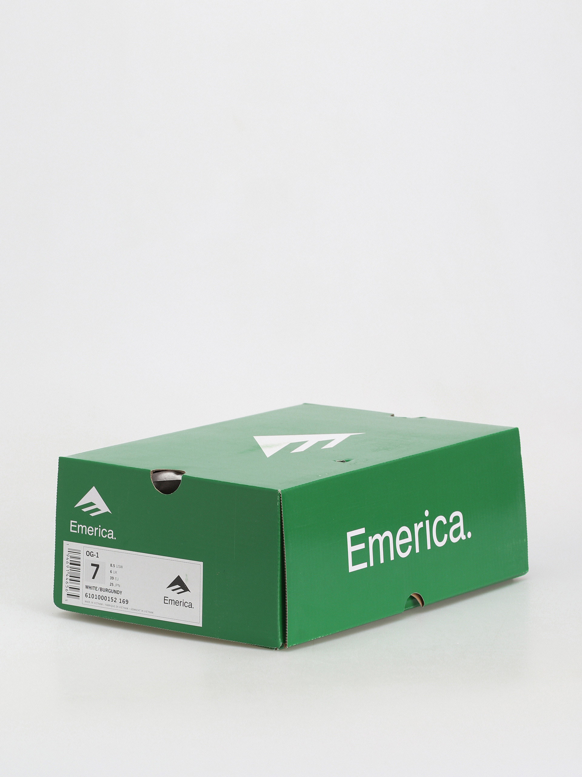 Emerica Og-1 Cipők (white/burgundy)