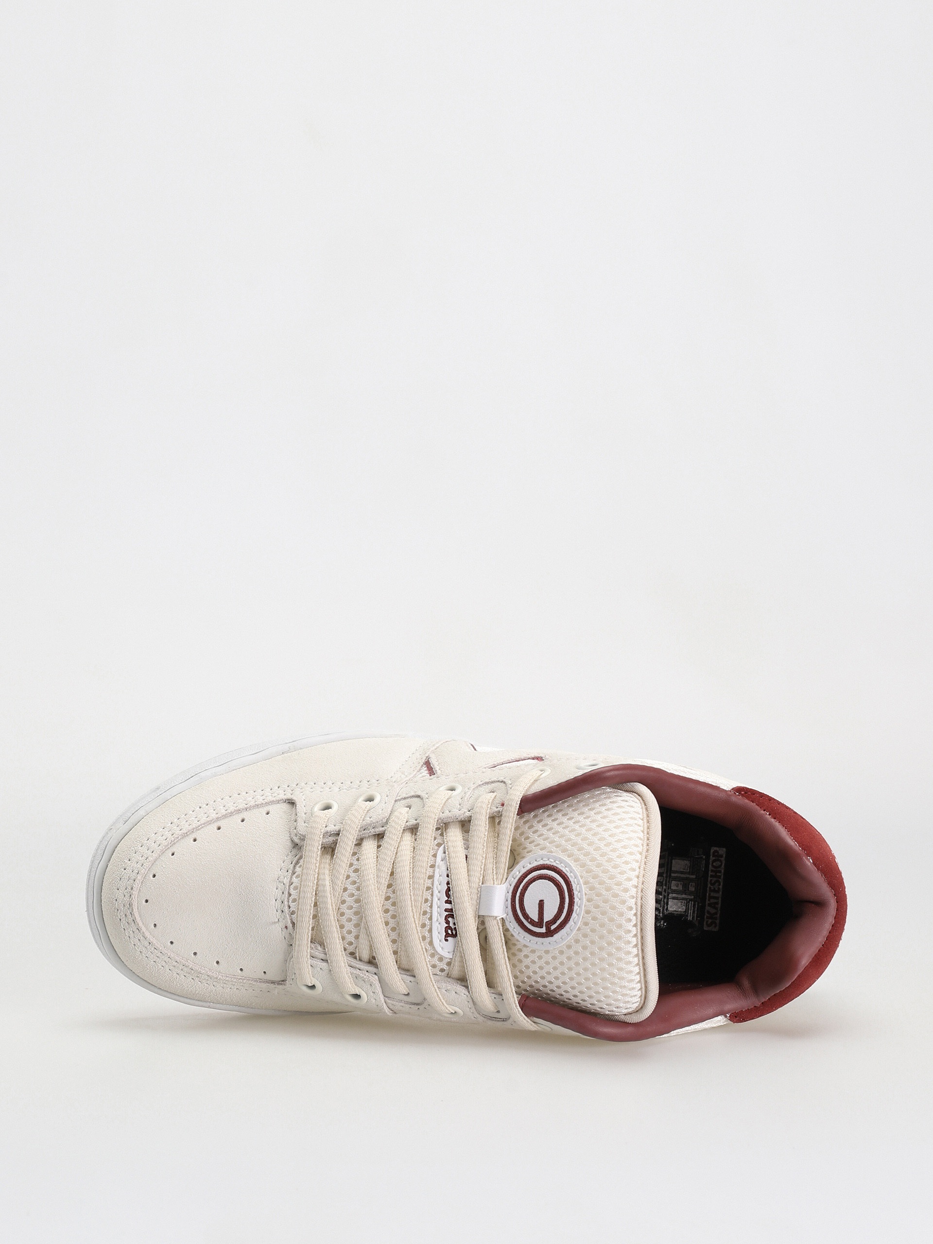 Emerica Og-1 Cipők (white/burgundy)