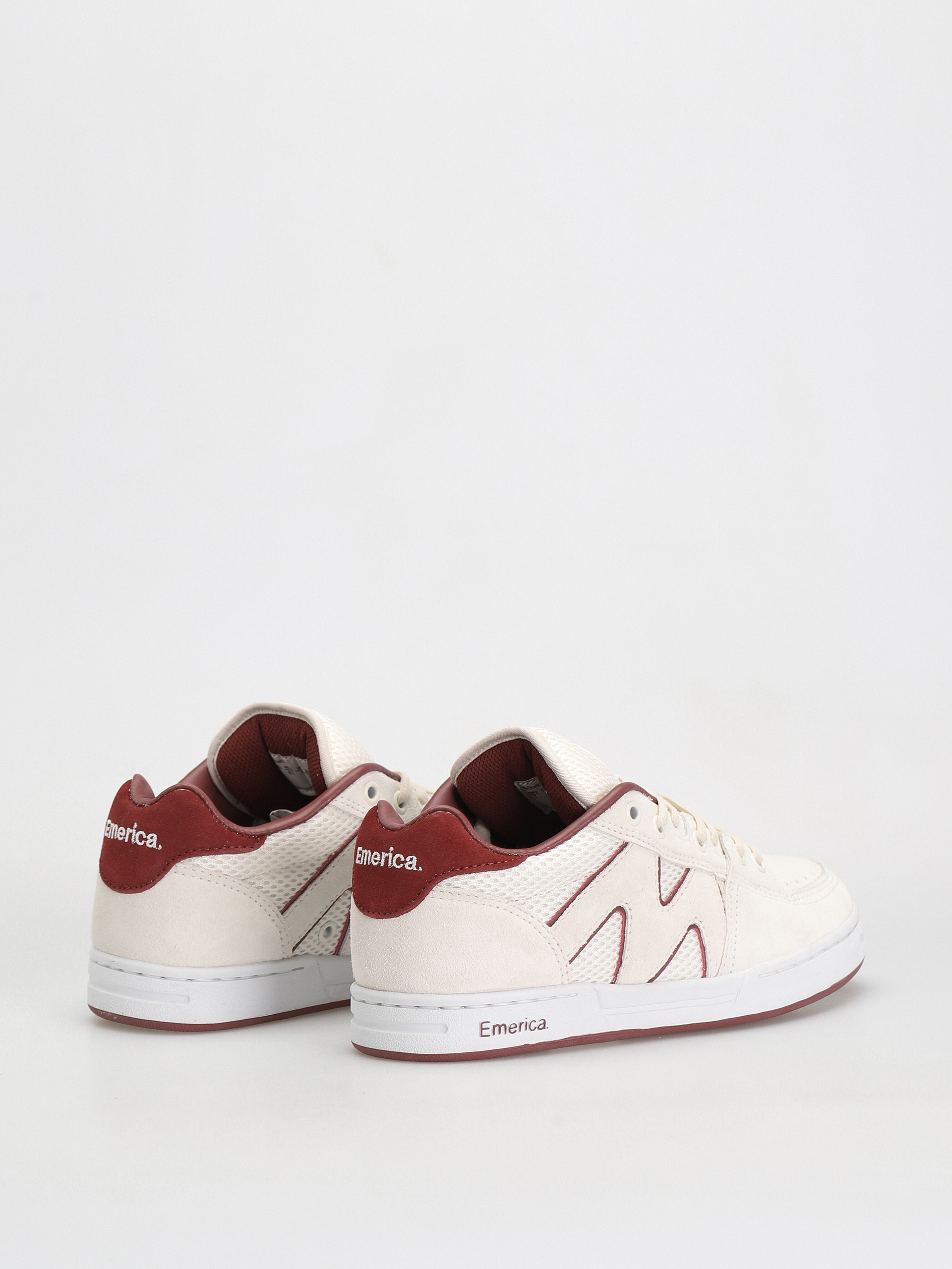 Emerica Og-1 Cipők (white/burgundy)