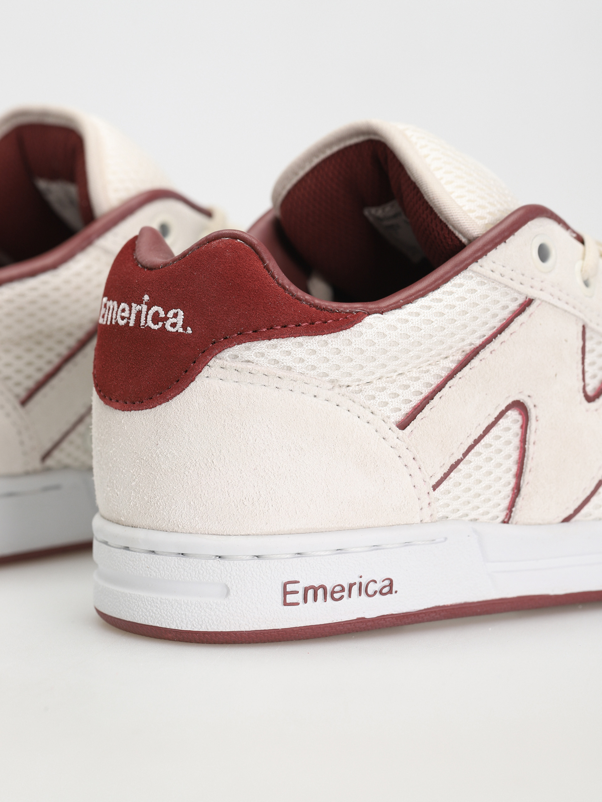 Emerica Og-1 Cipők (white/burgundy)