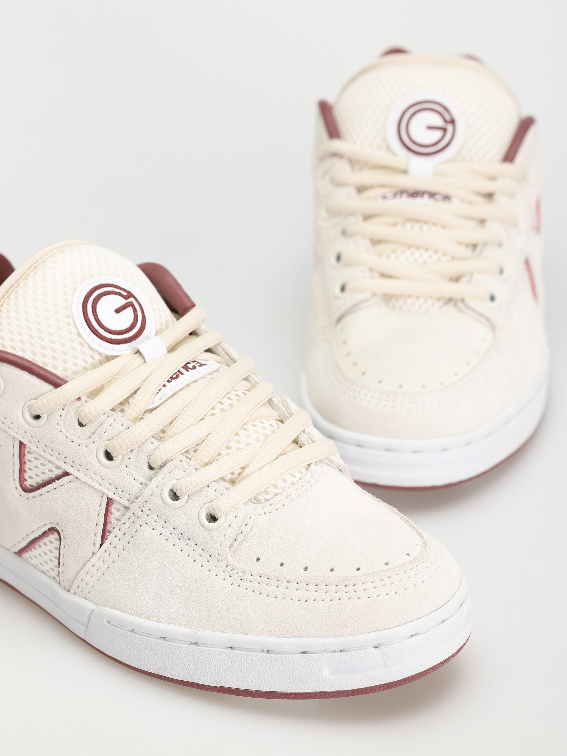 Emerica Og-1 Cipők (white/burgundy)