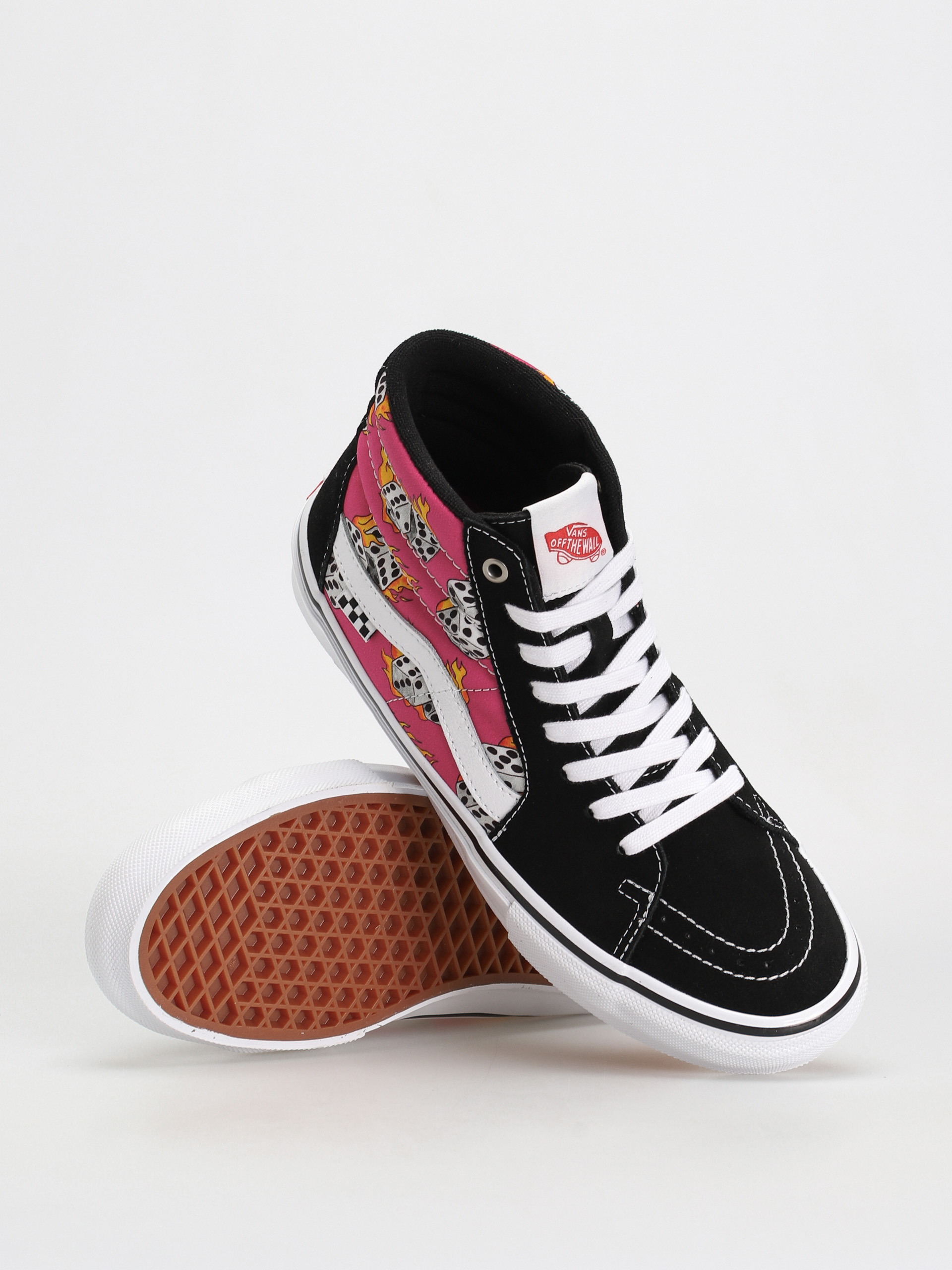 Vans Skate Sk8 Hi Cipők (fuchsia fedora)