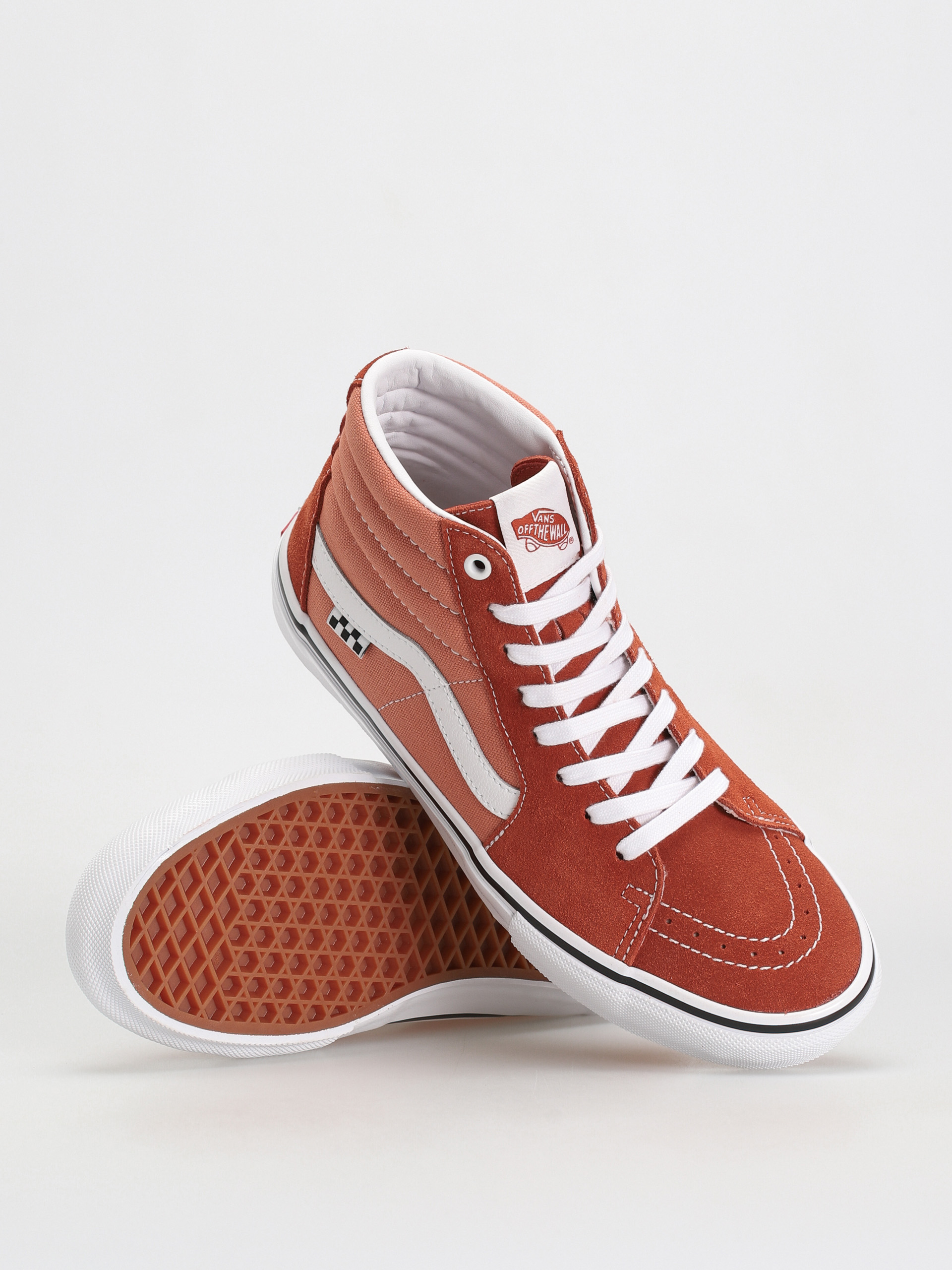 Vans Skate Sk8 Hi Cipők (burnt ochre)