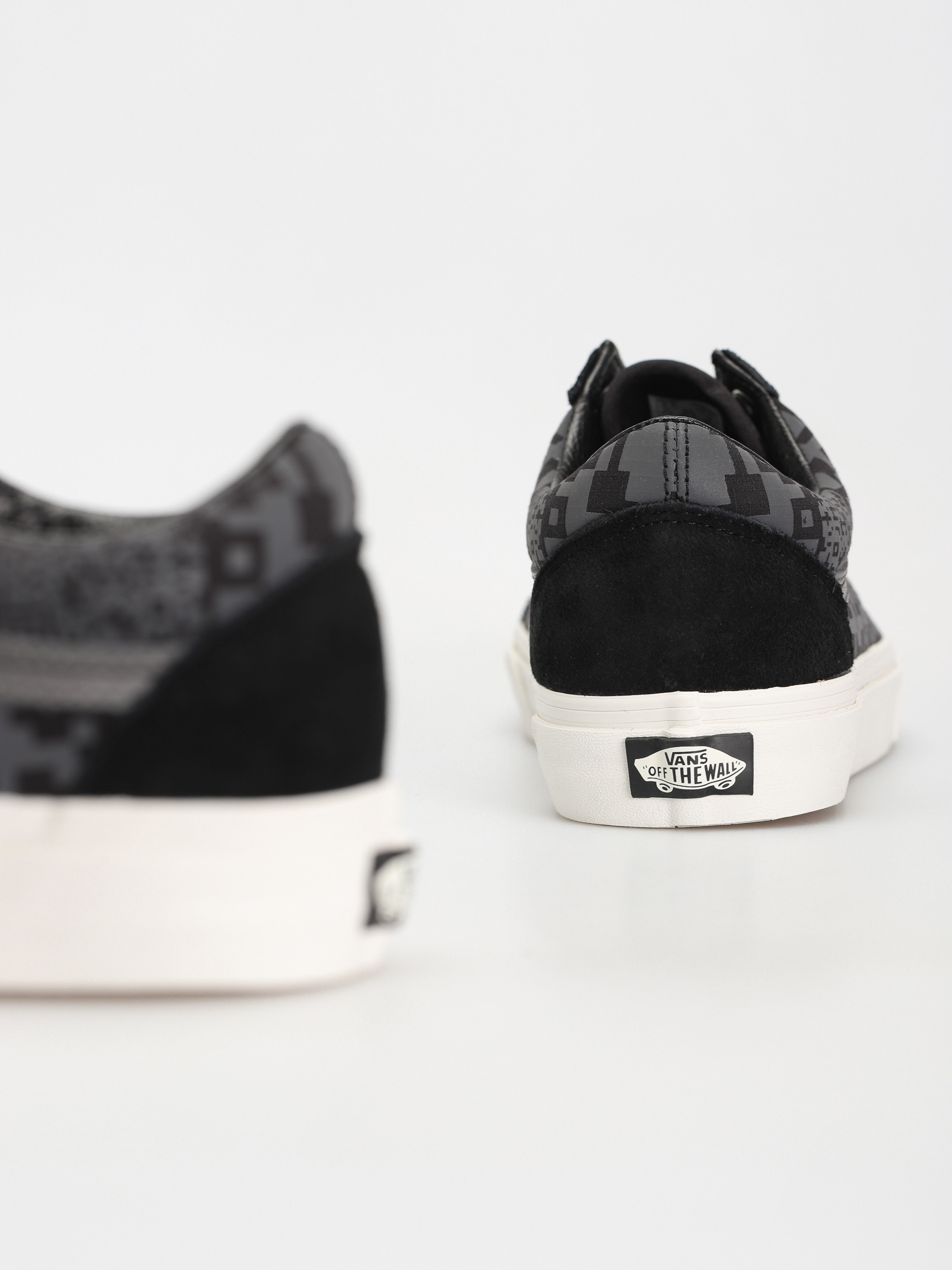 Vans Old Skool Cipők (qr checkerboard black/reflective)