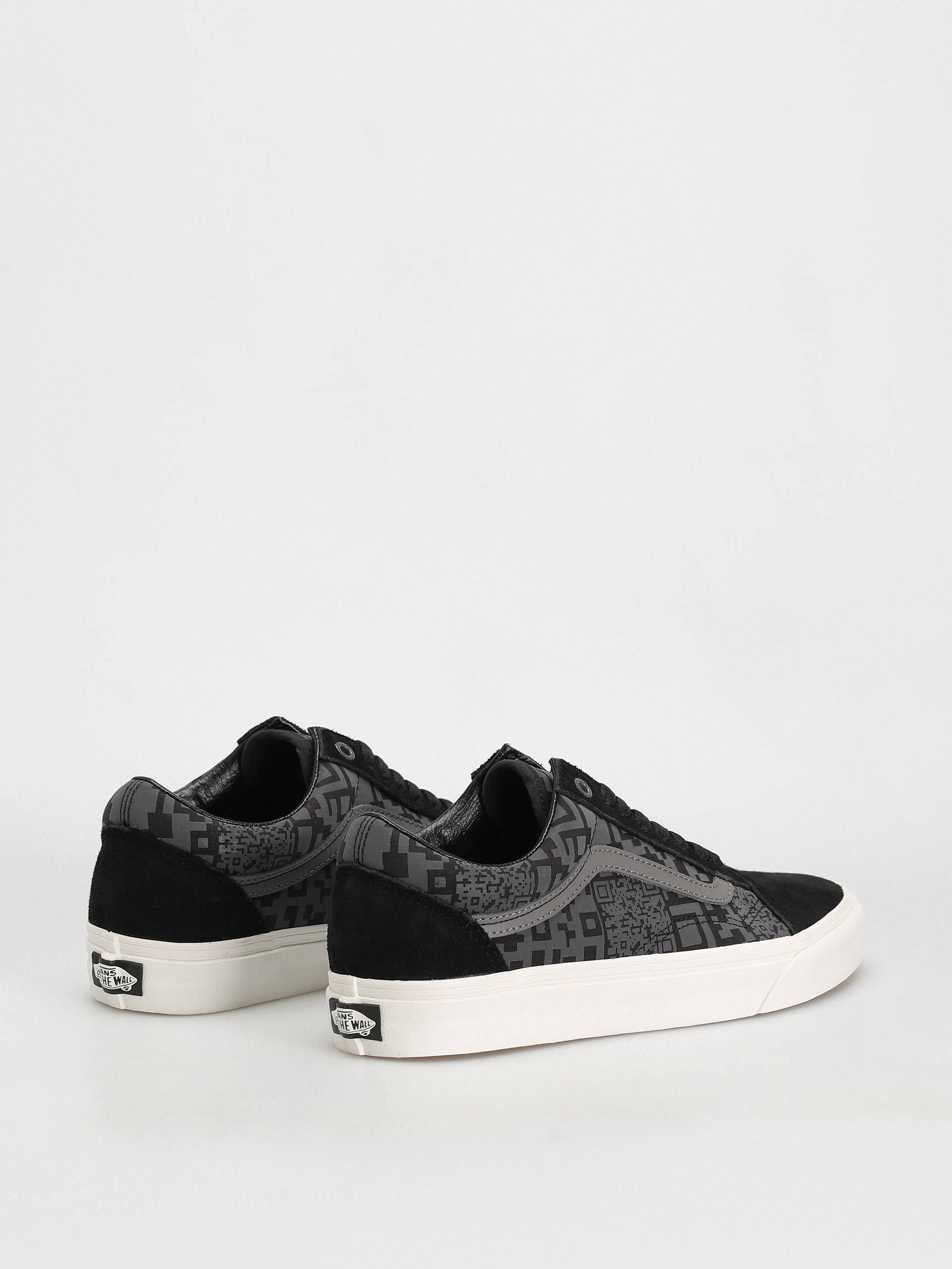 Vans Old Skool Cipők (qr checkerboard black/reflective)