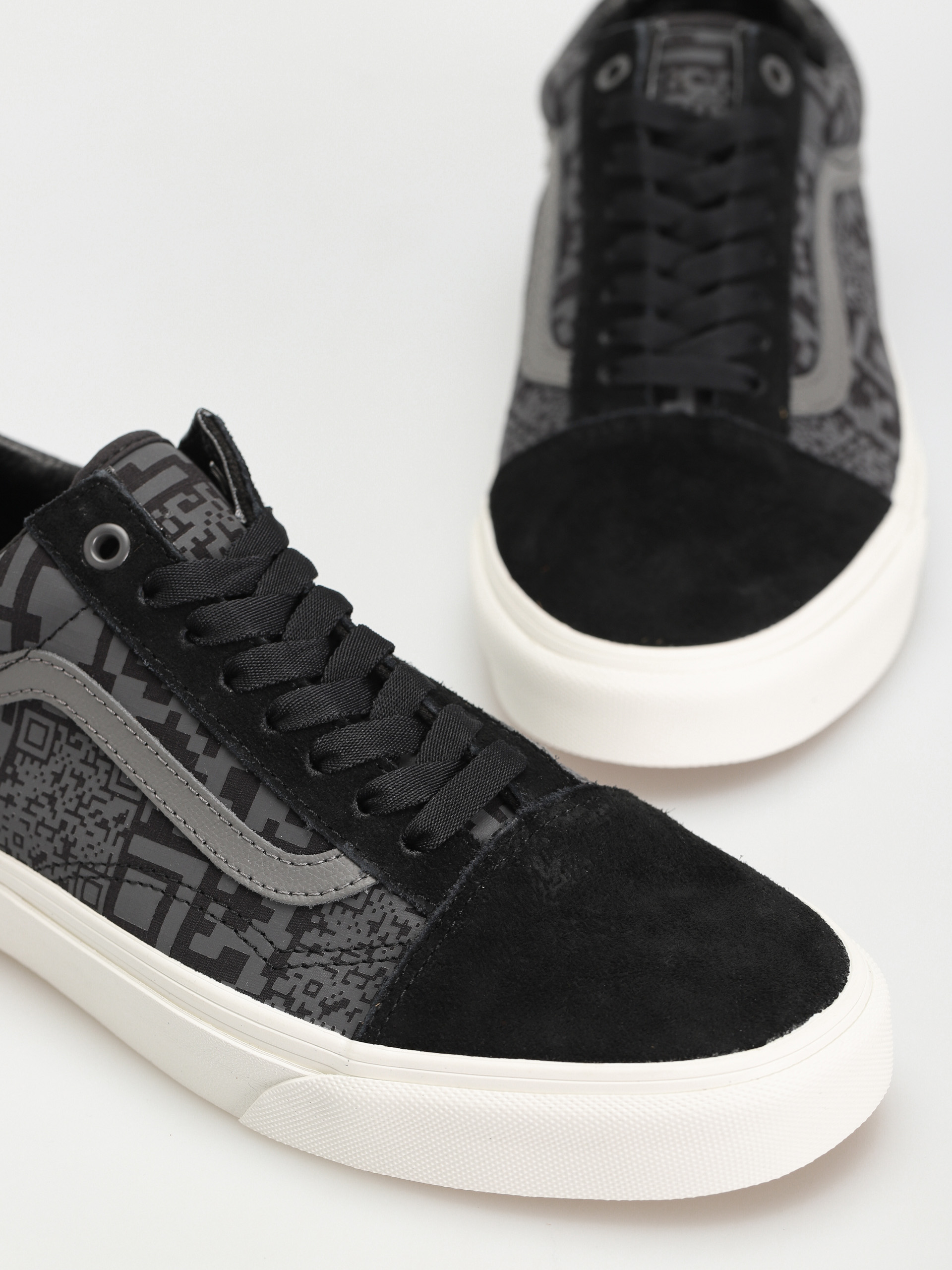 Vans Old Skool Cipők (qr checkerboard black/reflective)