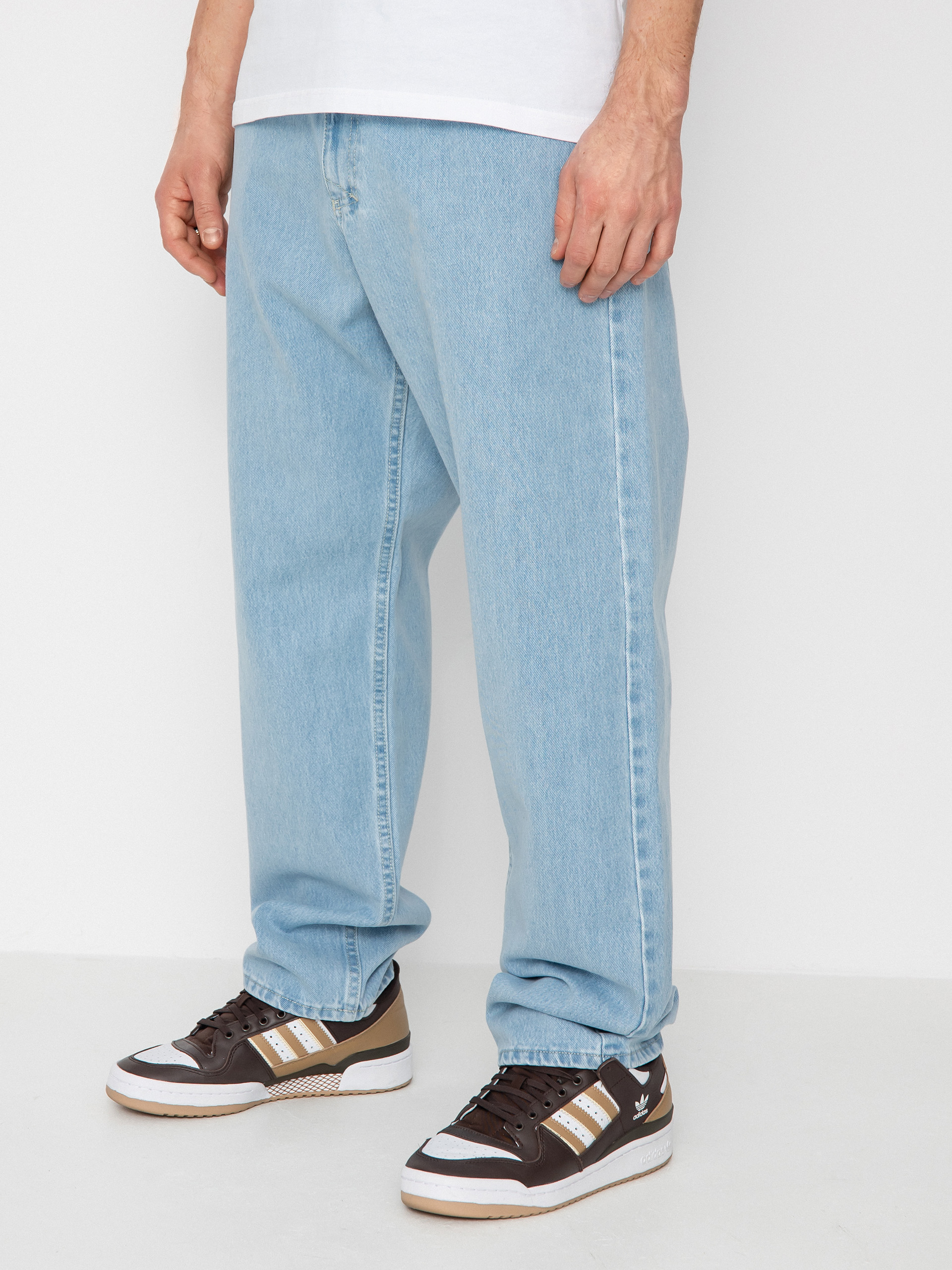 MassDnm Craft Jeans Baggy Fit Kisnadrág (light blue stone wash)