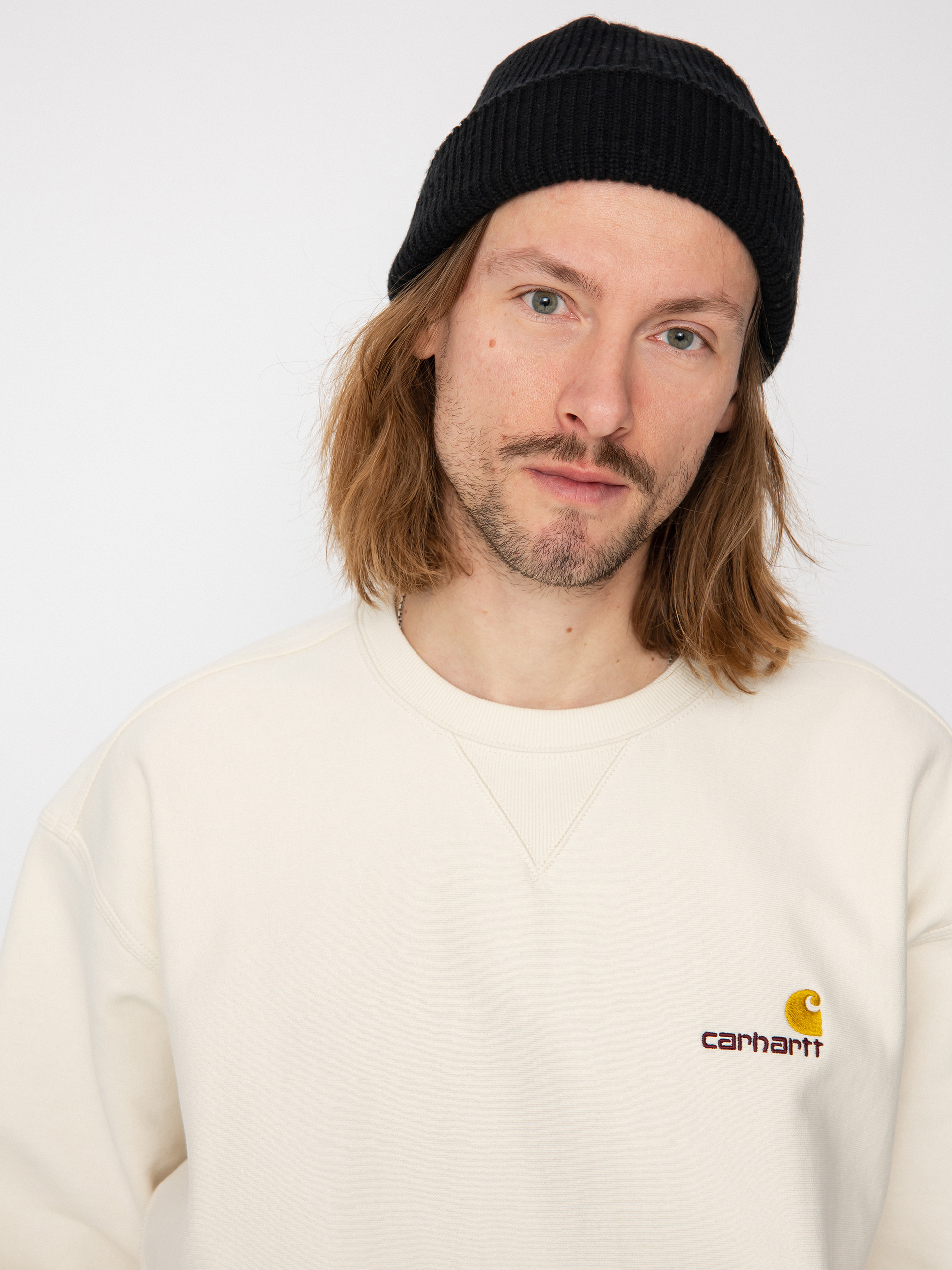Carhartt WIP American Script Pulóver (natural)