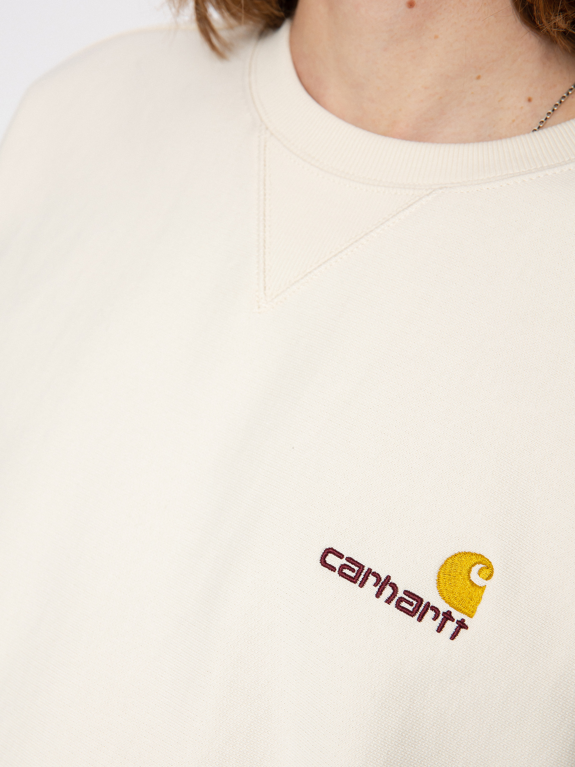 Carhartt WIP American Script Pulóver (natural)