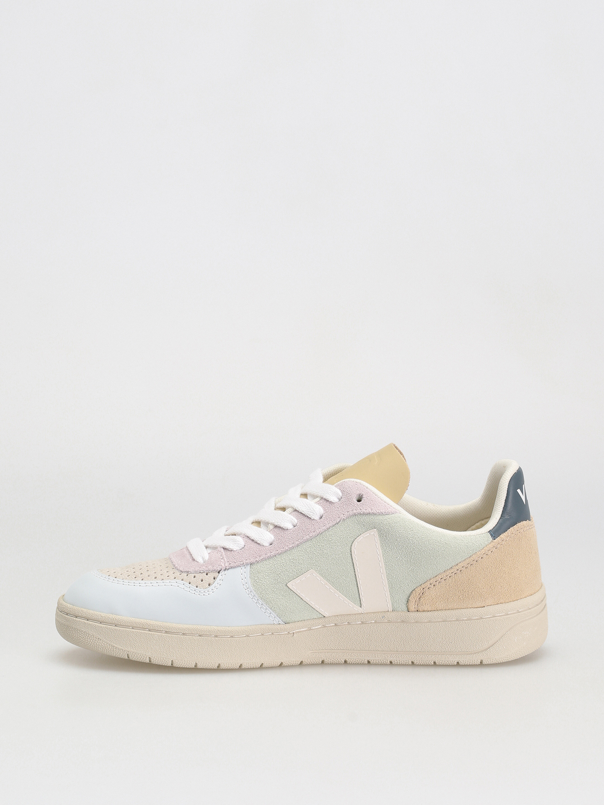Veja V-10 Cipők Wmn (jade white multico)