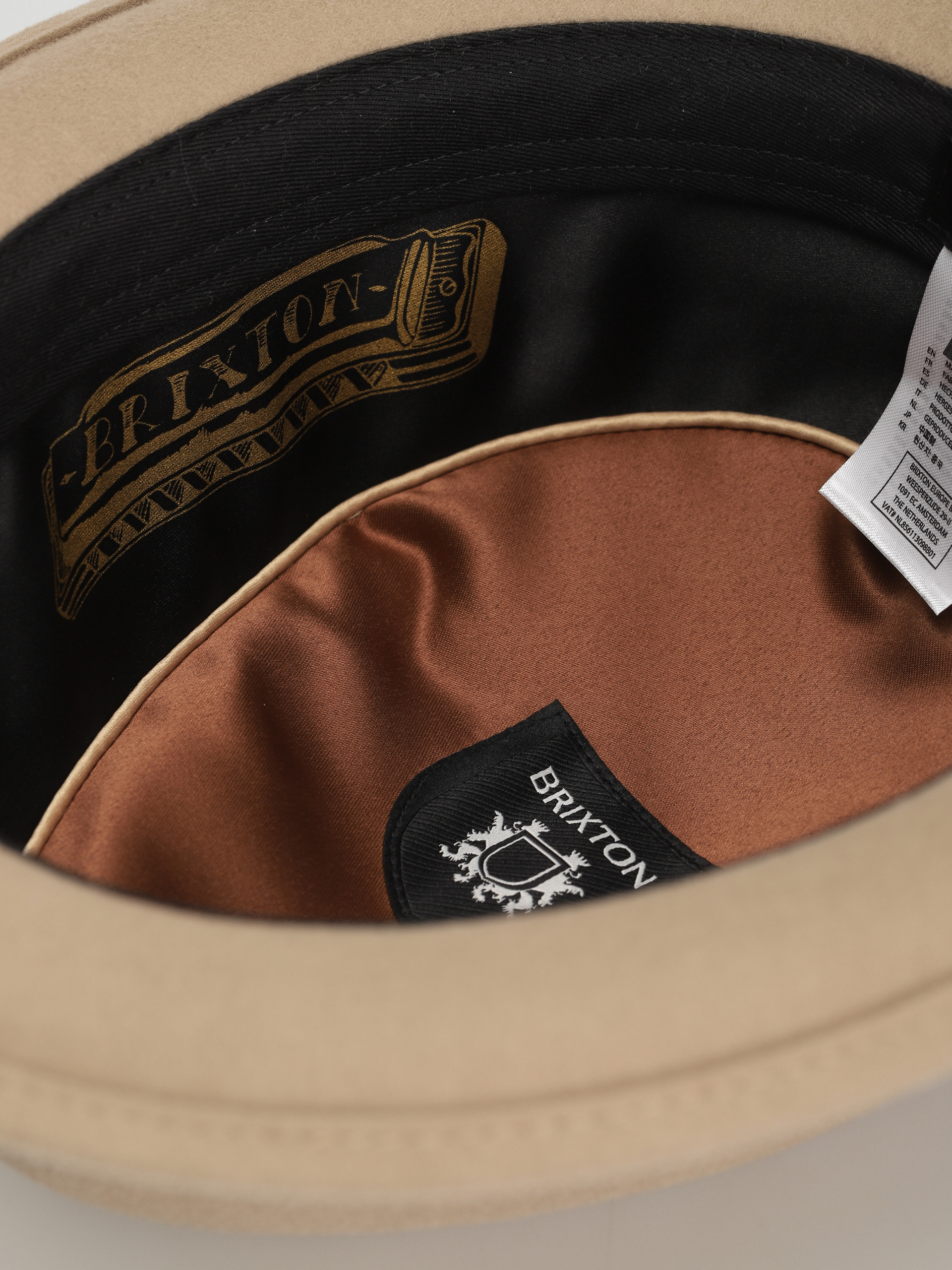 Brixton Stout Pork Pie Kalap (sand)