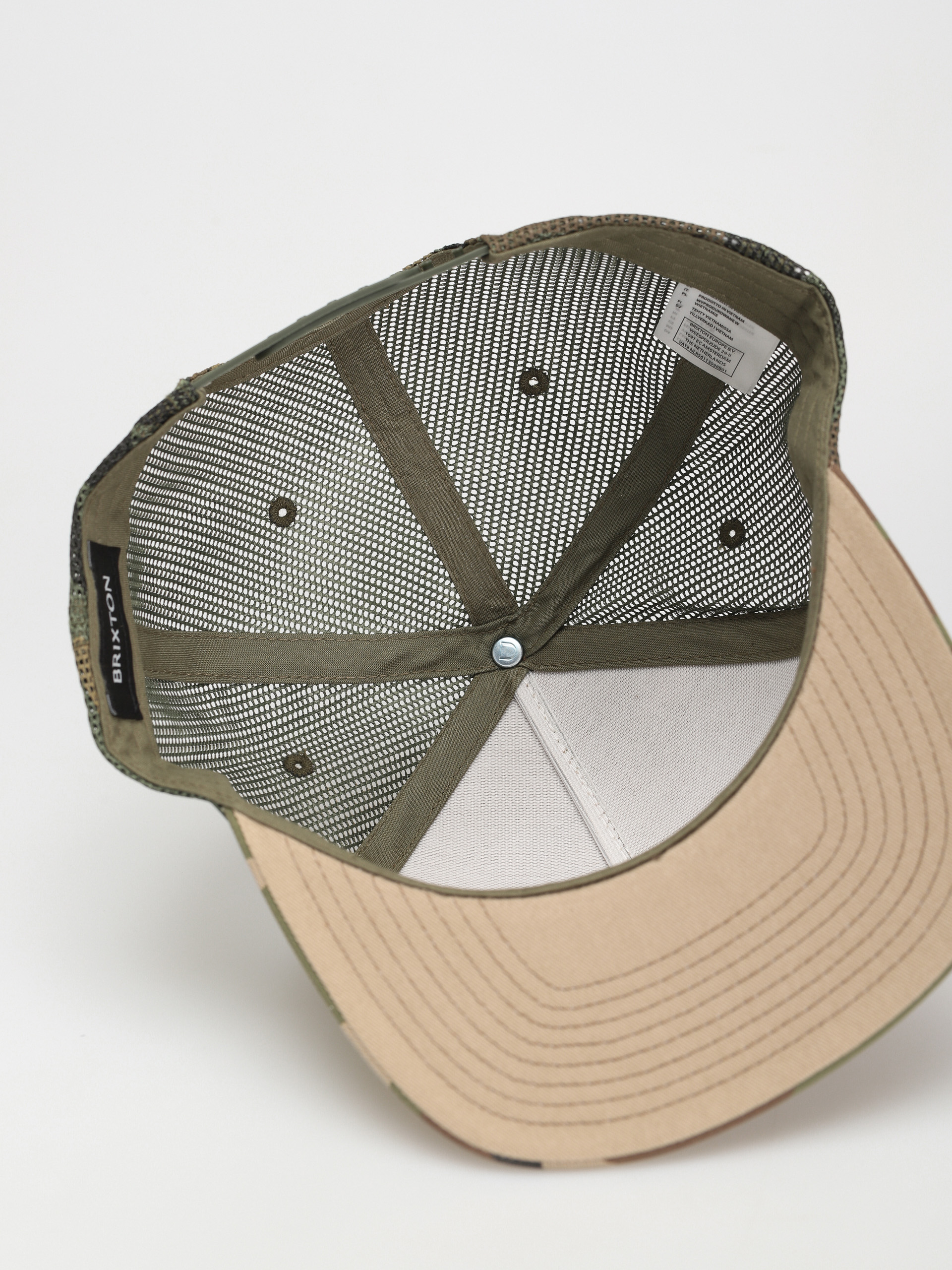 Brixton Palmer Proper Mp Mesh Cap Baseball sapka (camo surplus/camo surplus)
