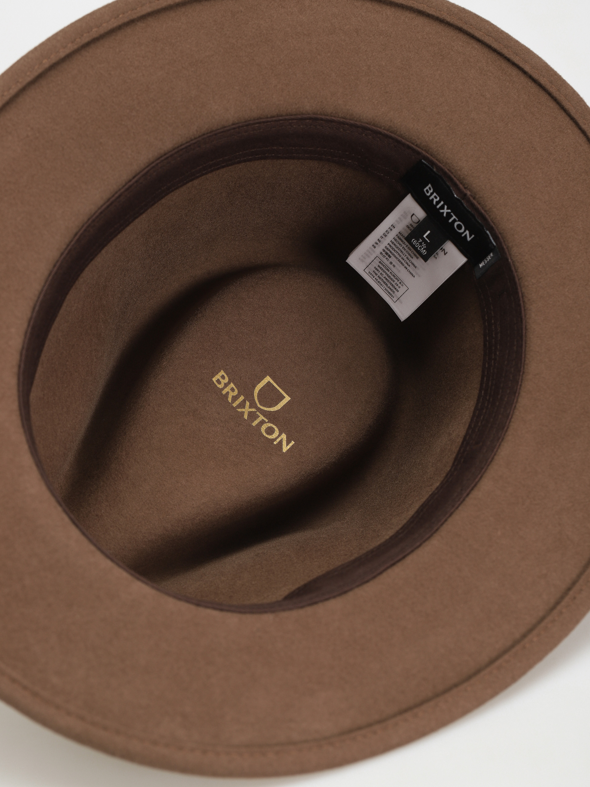 Brixton Messer Fedora Kalap (dark earth)