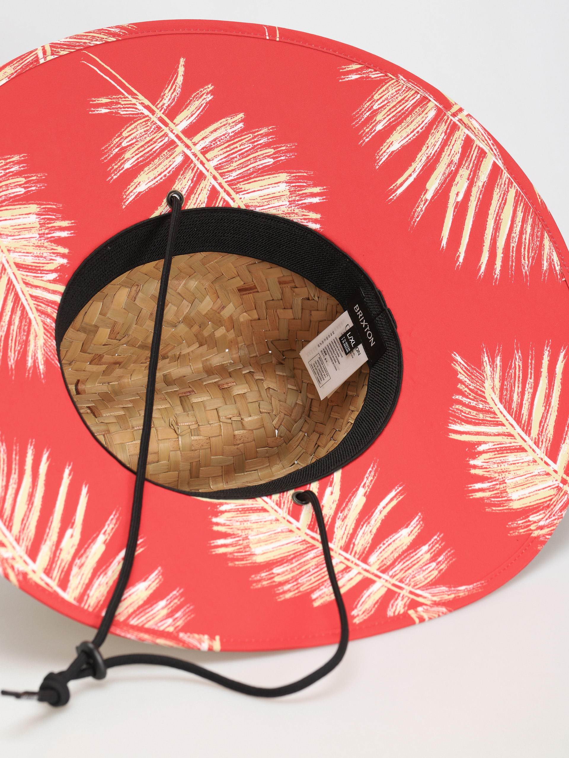 Brixton Alpha Square Sun Kalap (tan/aloha red)