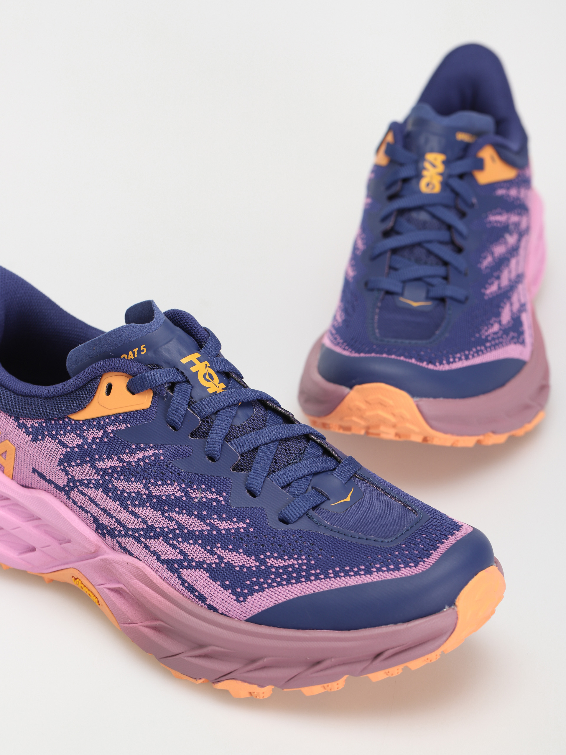 Hoka Speedgoat 5 Cipők Wmn (bellwether blue/cyclamen)