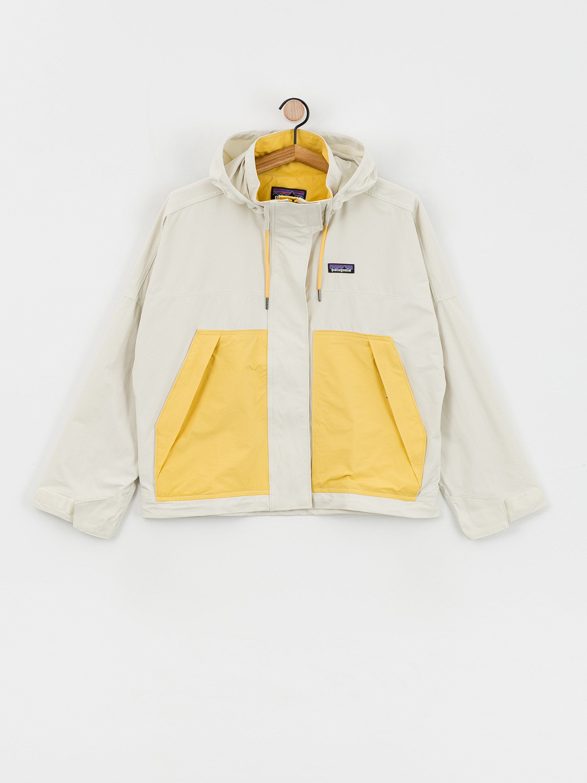 Patagonia Skysail Dzseki Wmn (dyno white w/surfboard yellow)