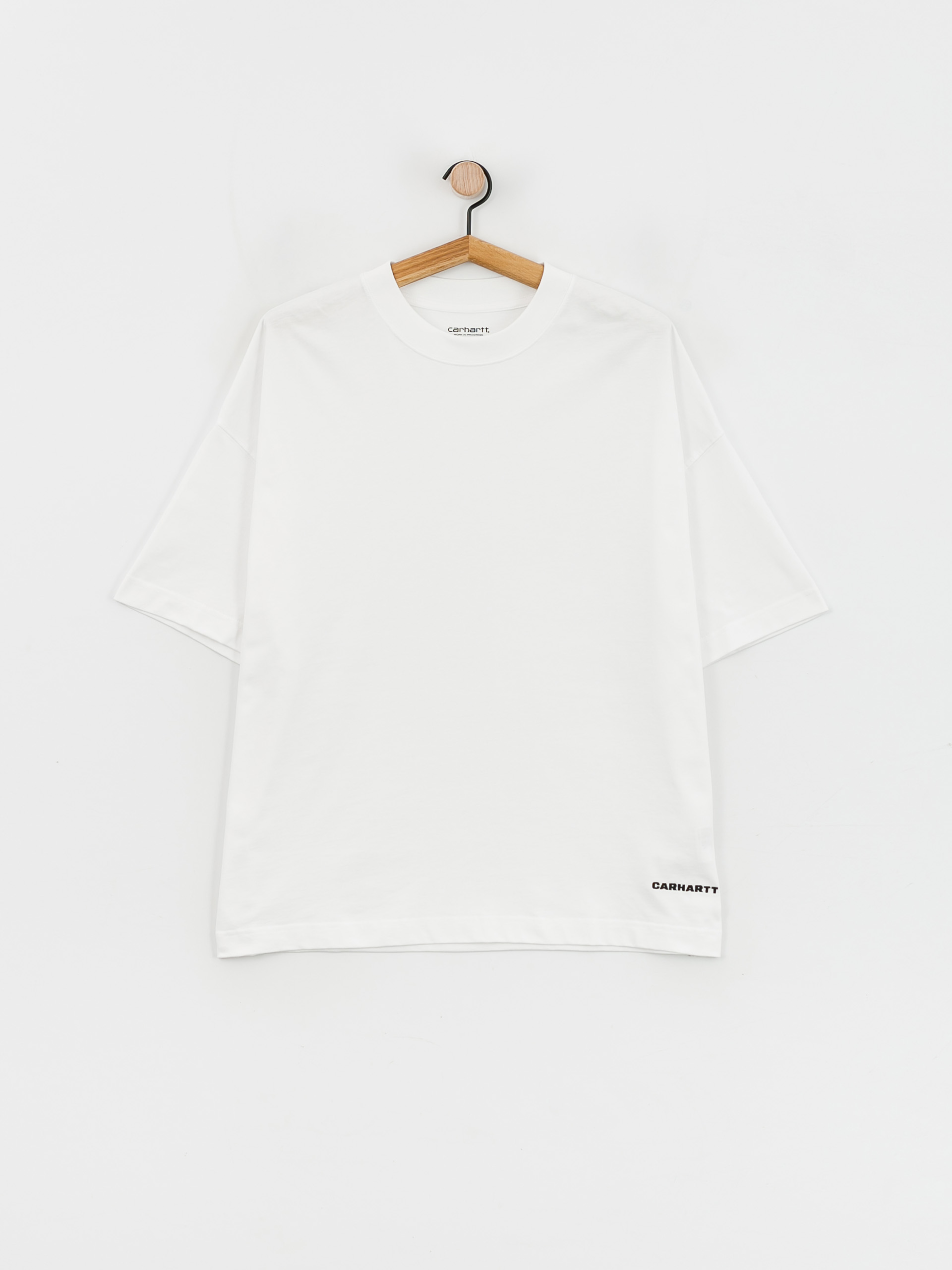 Carhartt WIP Link Script póló (white/black)