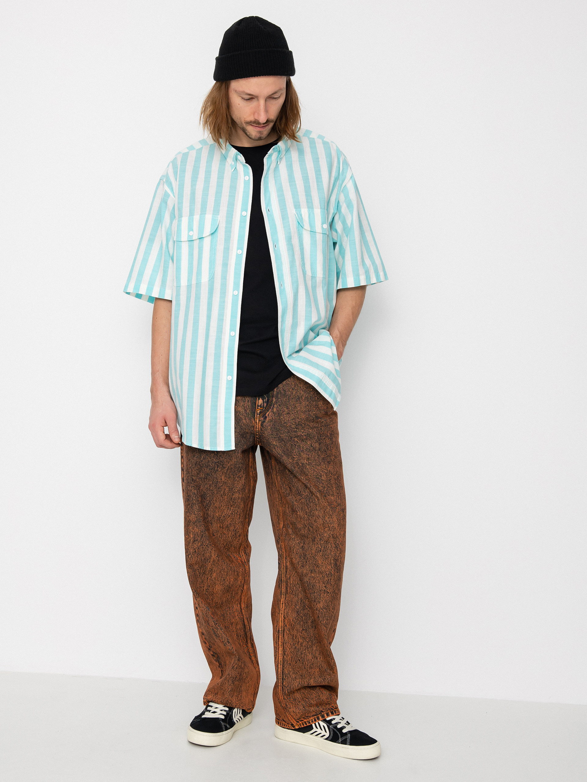 Levi's® Skate Woven 90S Ing (blue white stripe)