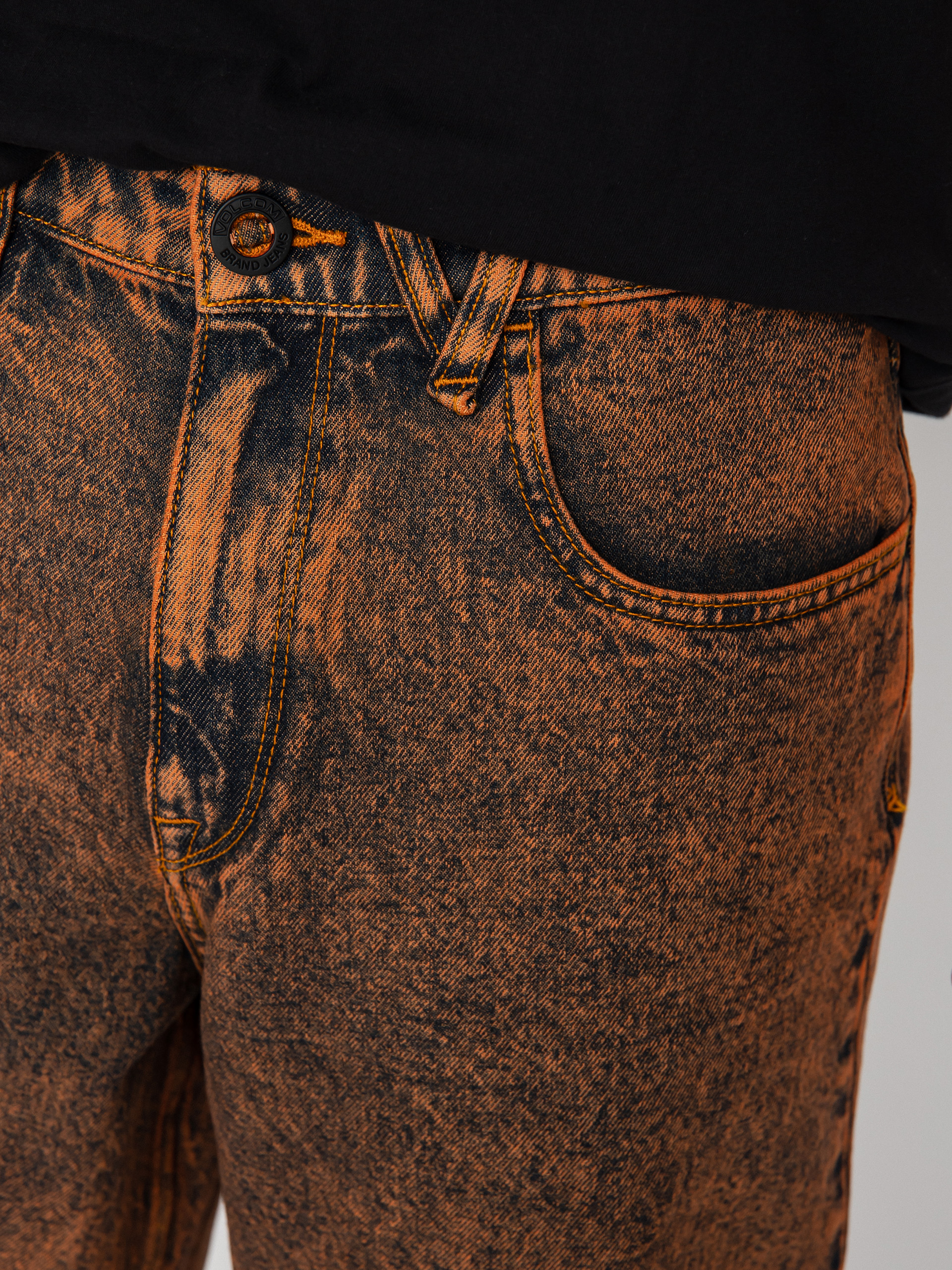 Volcom Billow Denim Kisnadrág (saffron)