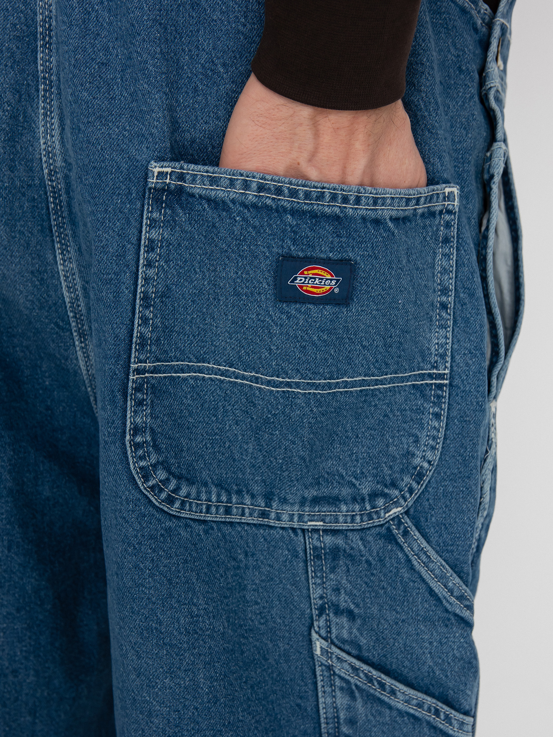 Dickies Classic Denim Bib Kisnadrág (classic blue)