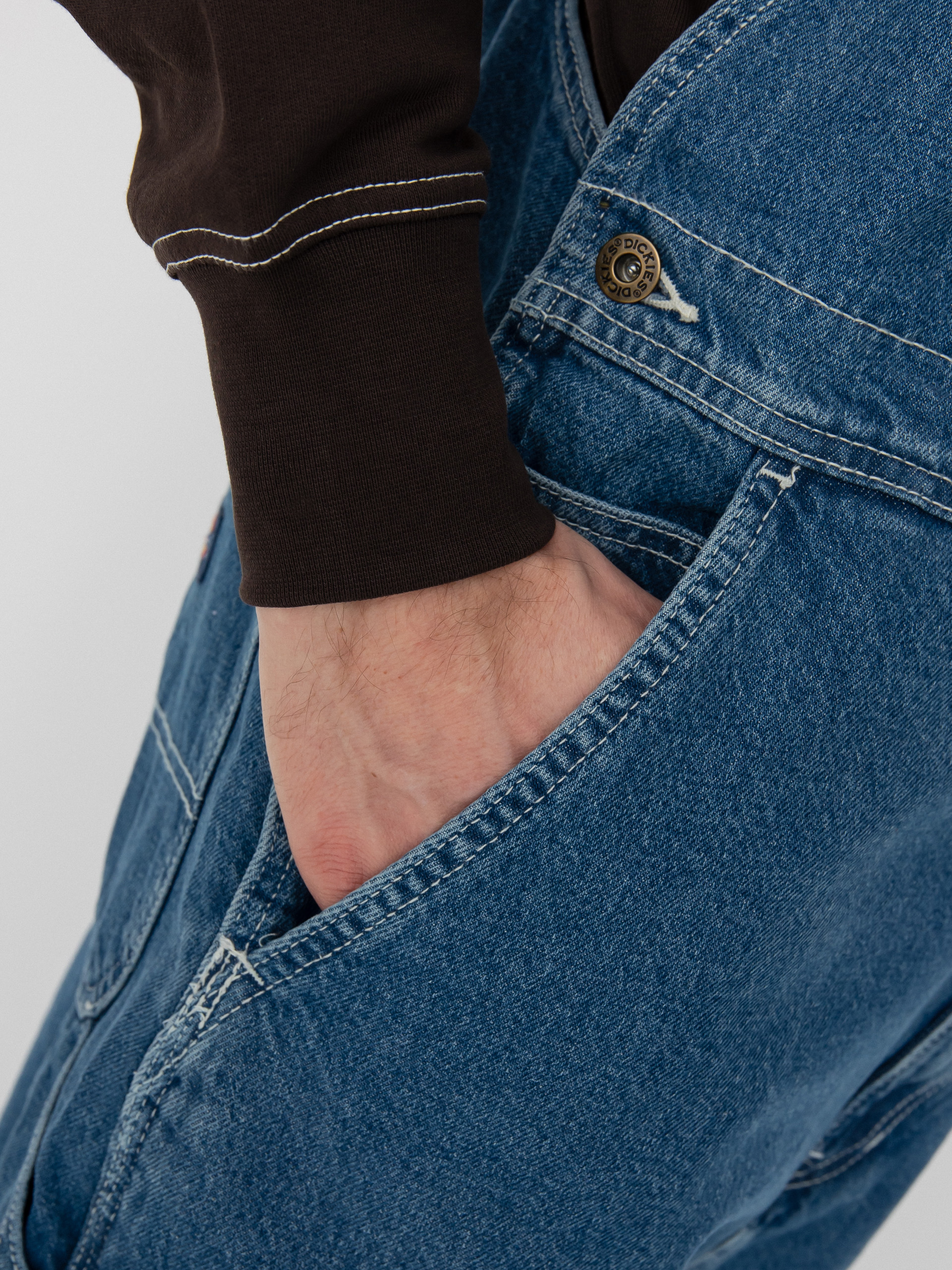 Dickies Classic Denim Bib Kisnadrág (classic blue)