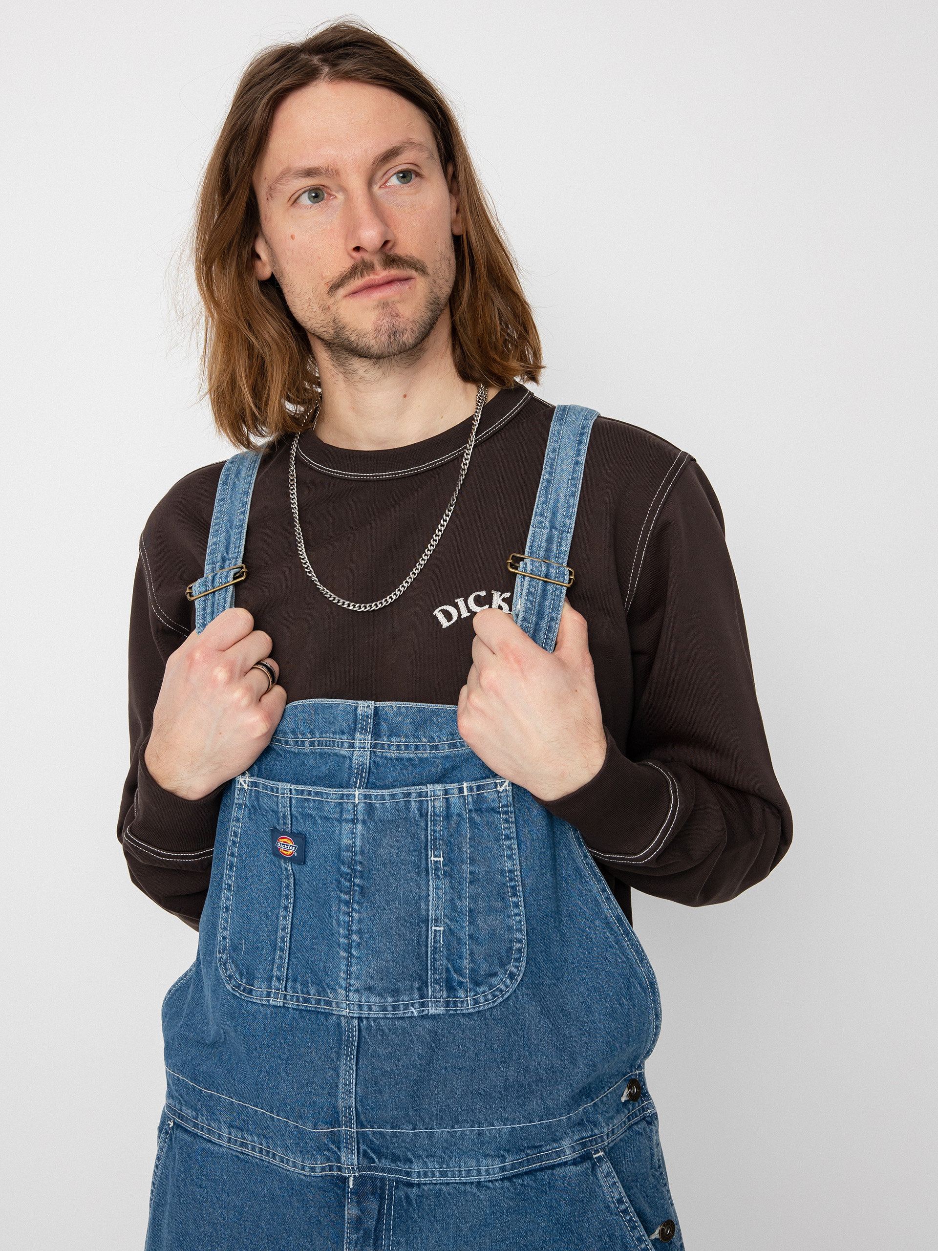 Dickies Classic Denim Bib Kisnadrág (classic blue)