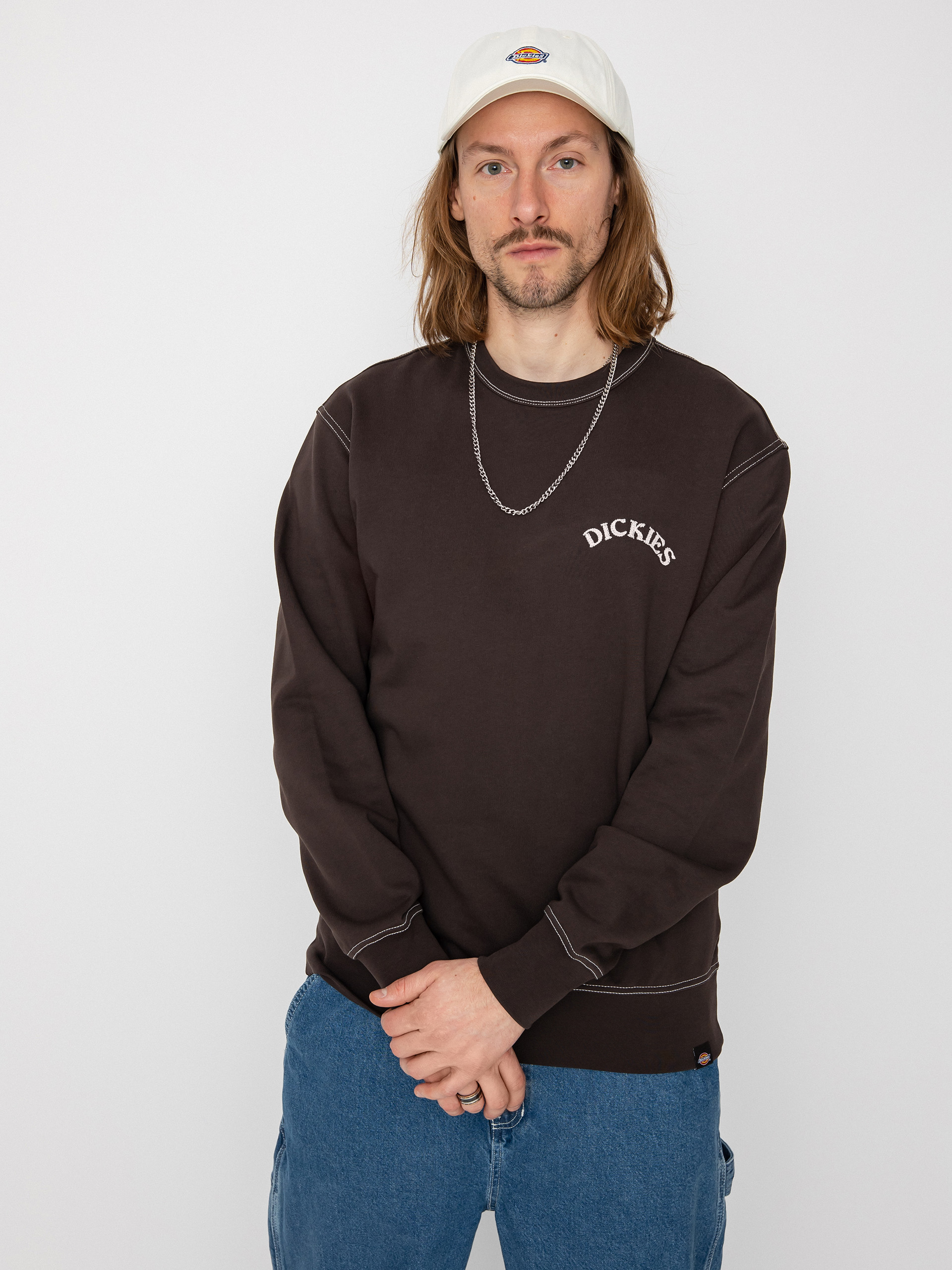 Dickies Beavertown Pulóver (dark brown)