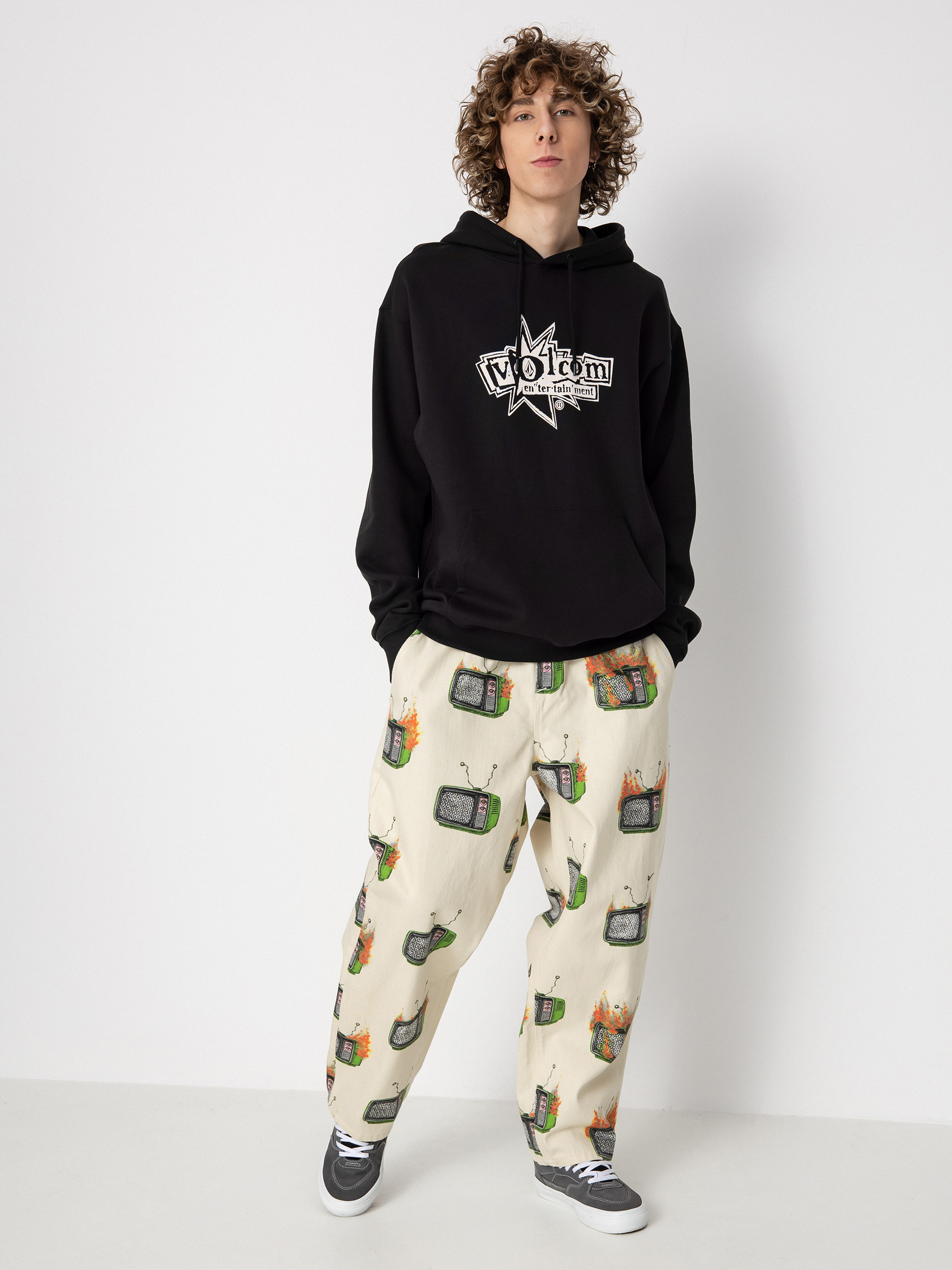 Volcom V Ent HD Kapucnis pulóver (black)