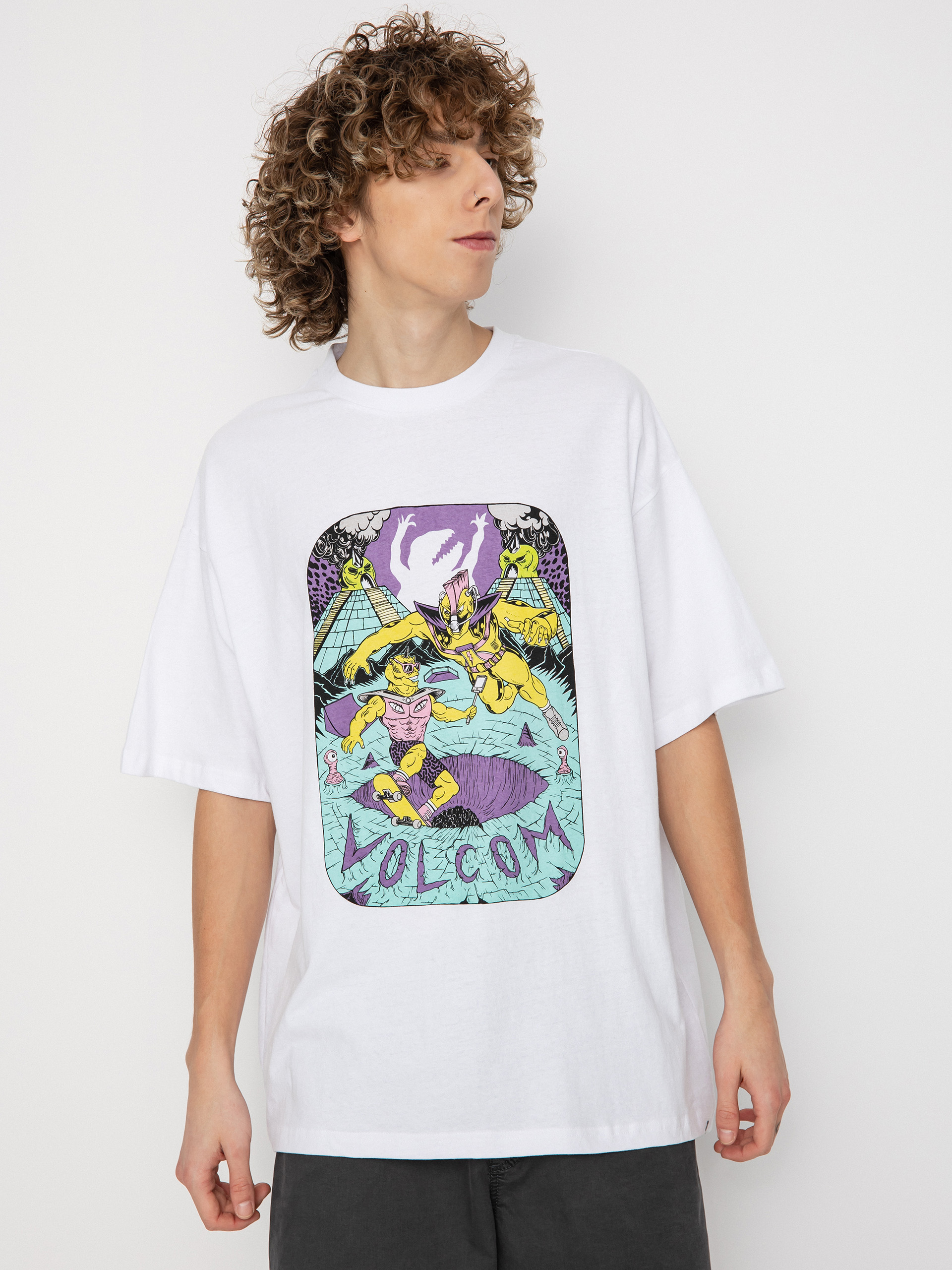 Volcom Sanair Lse póló (white)