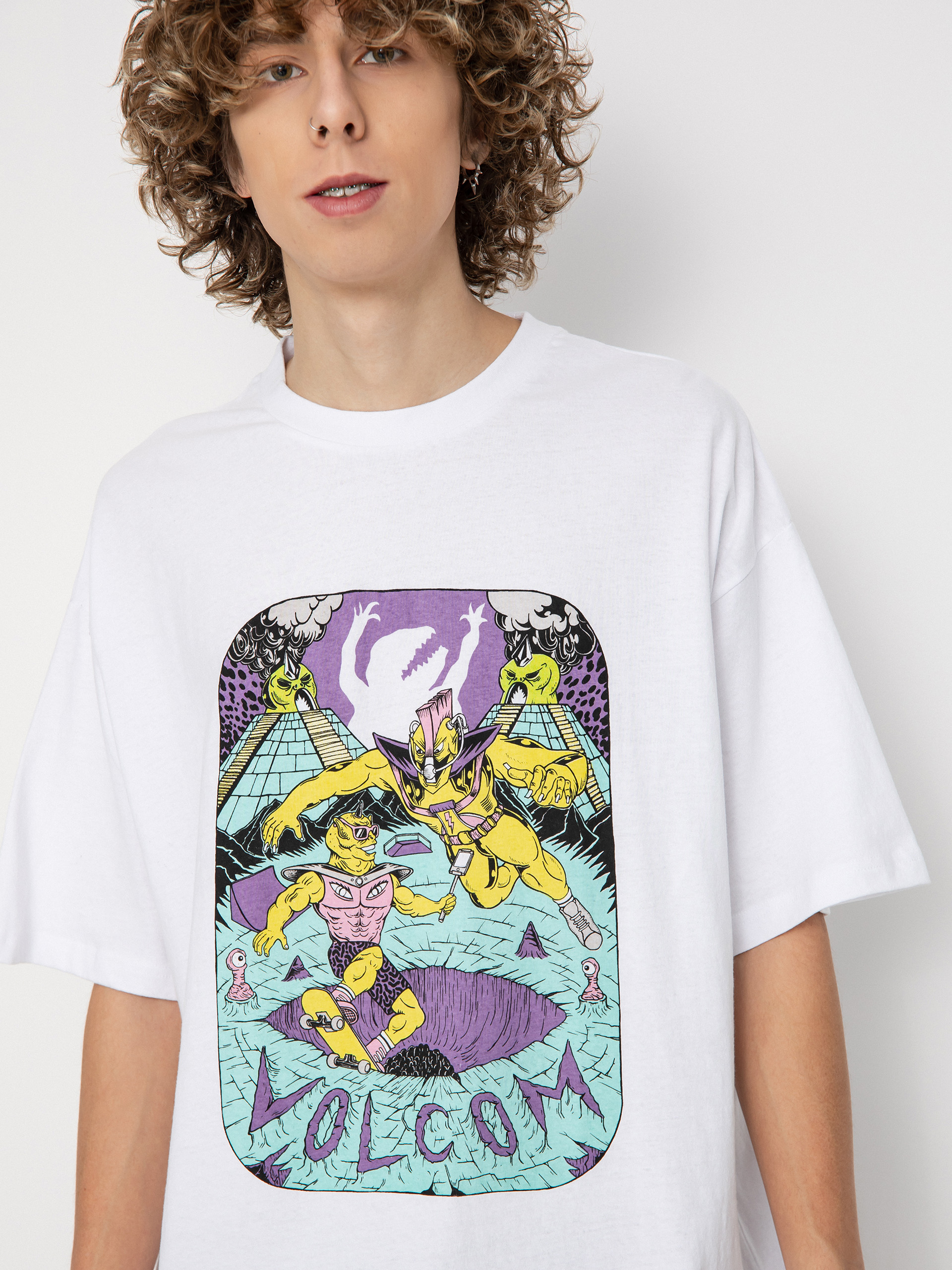 Volcom Sanair Lse póló (white)