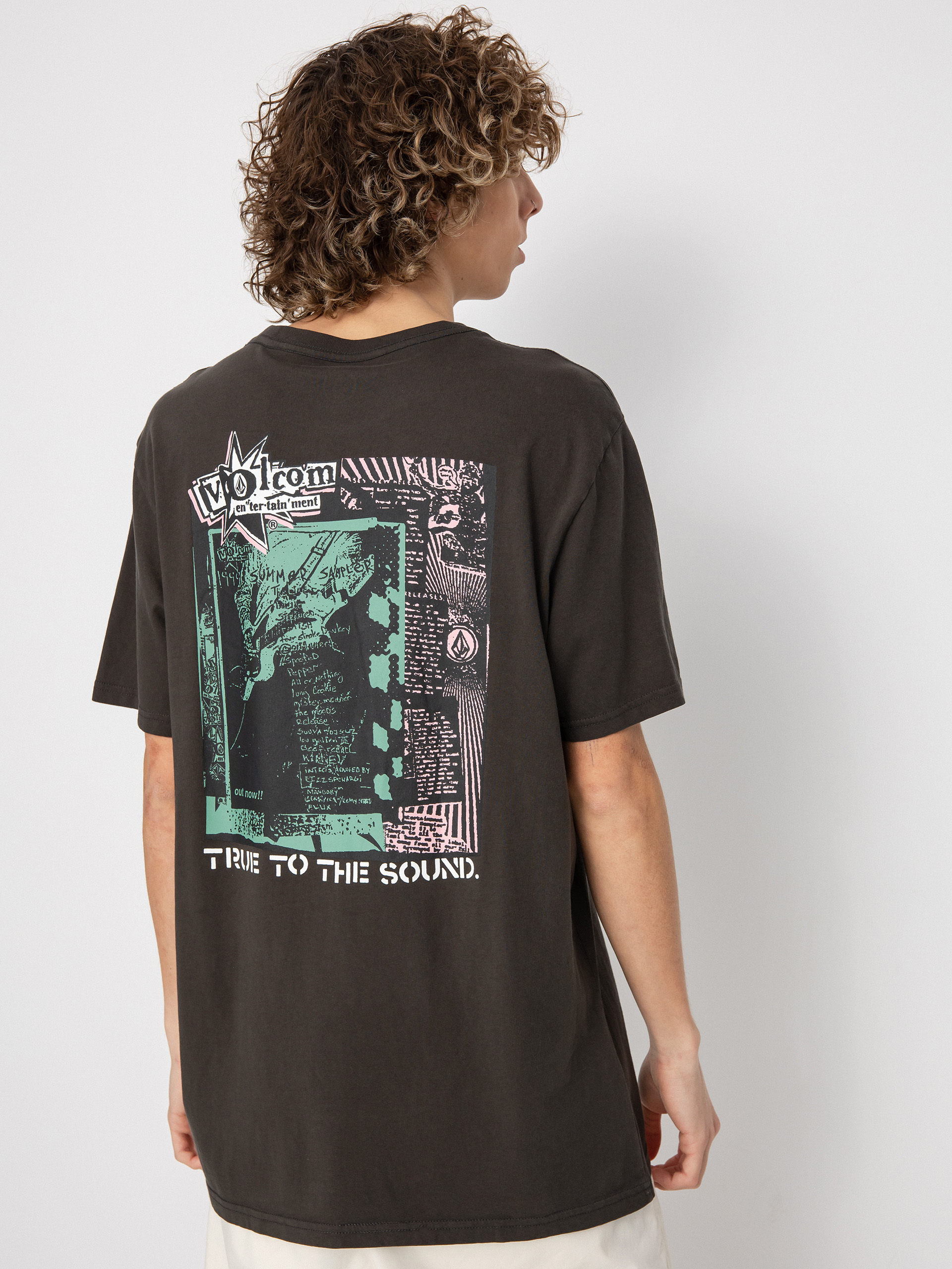 Volcom V Ent Lp póló (rinsed black)