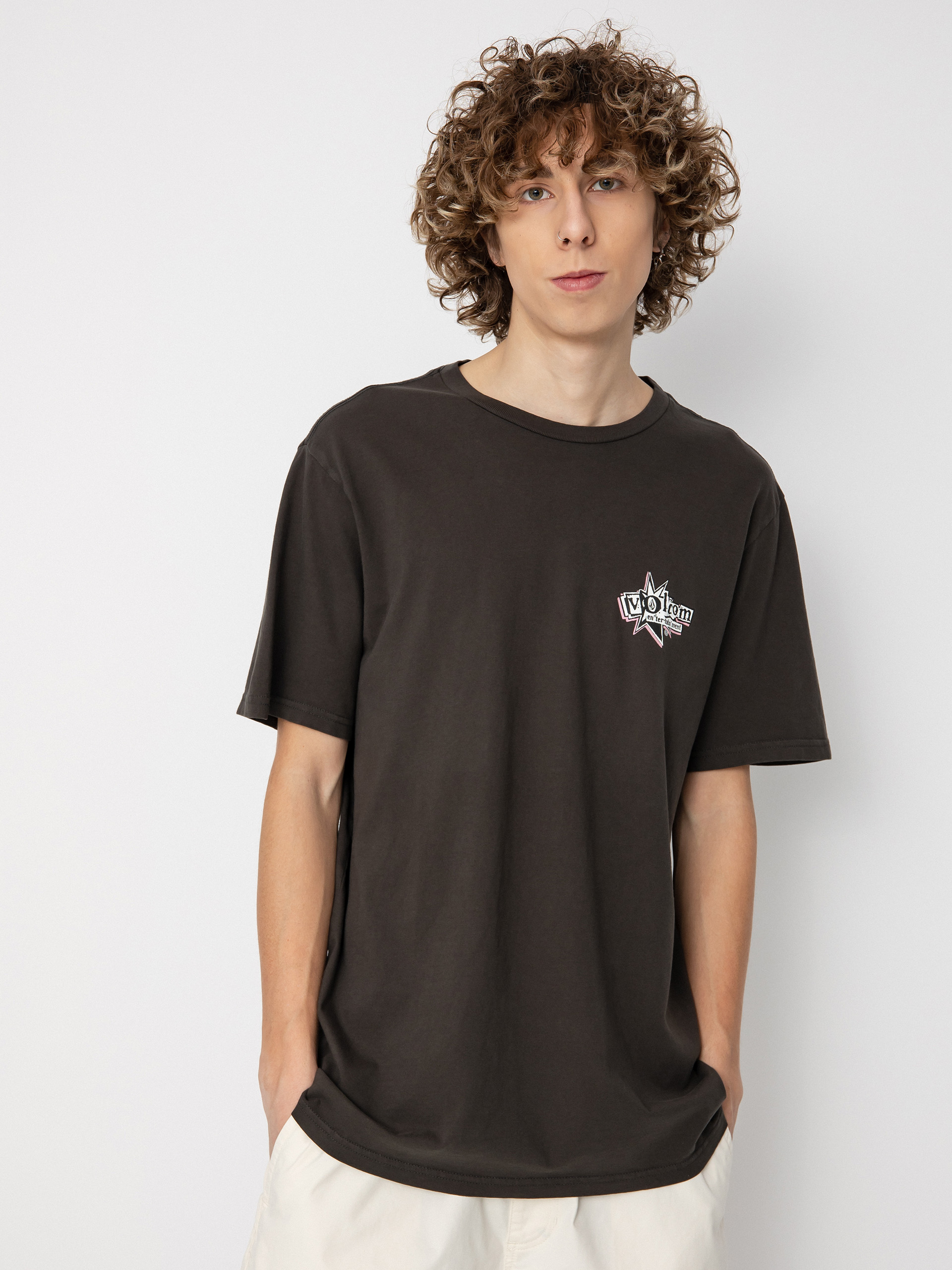 Volcom V Ent Lp póló (rinsed black)