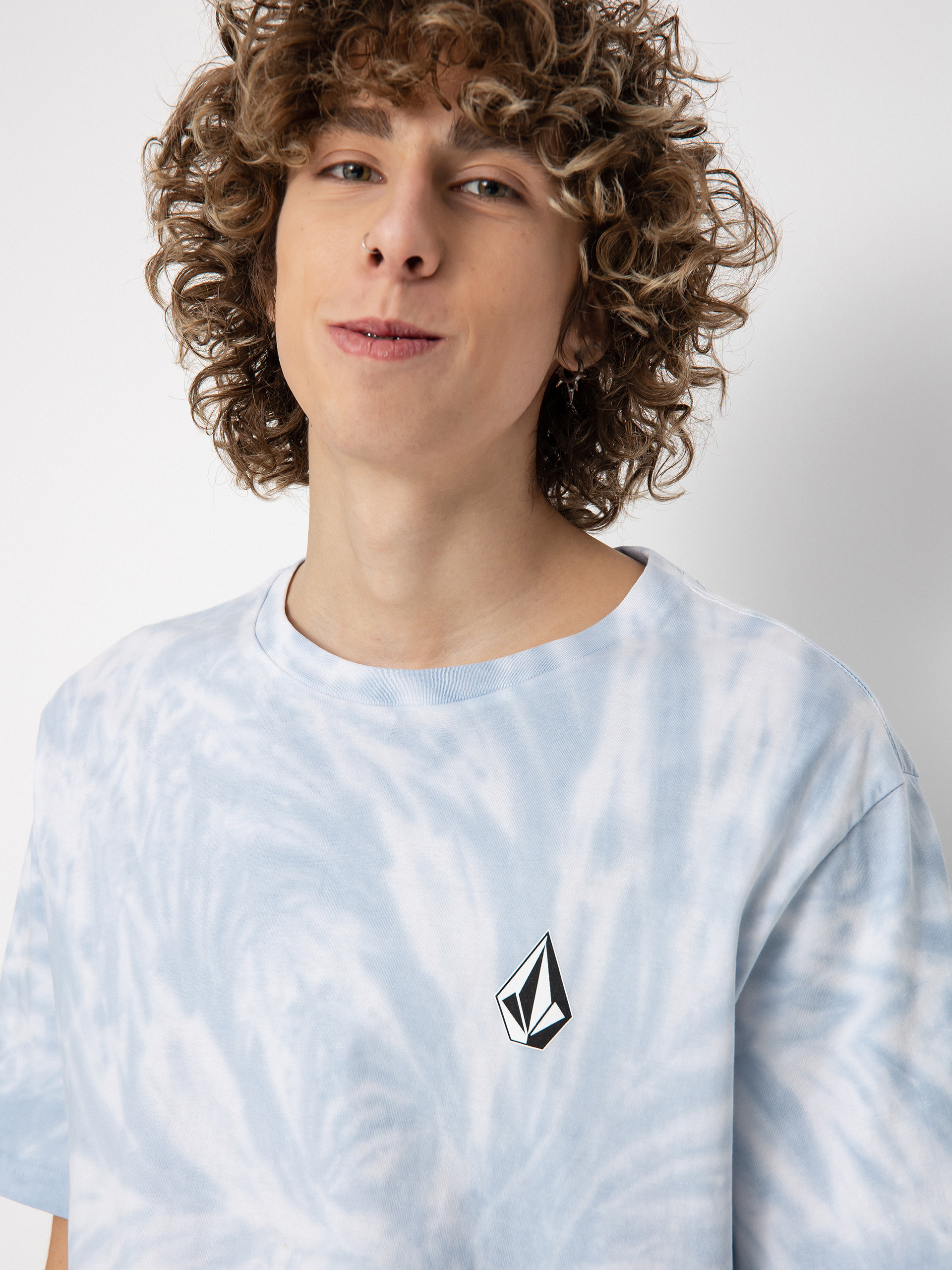 Volcom Iconic Stone Dye póló (celestial blue)
