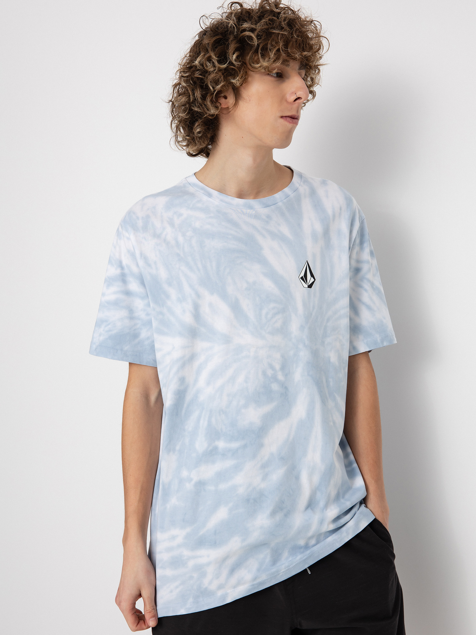 Volcom Iconic Stone Dye póló (celestial blue)
