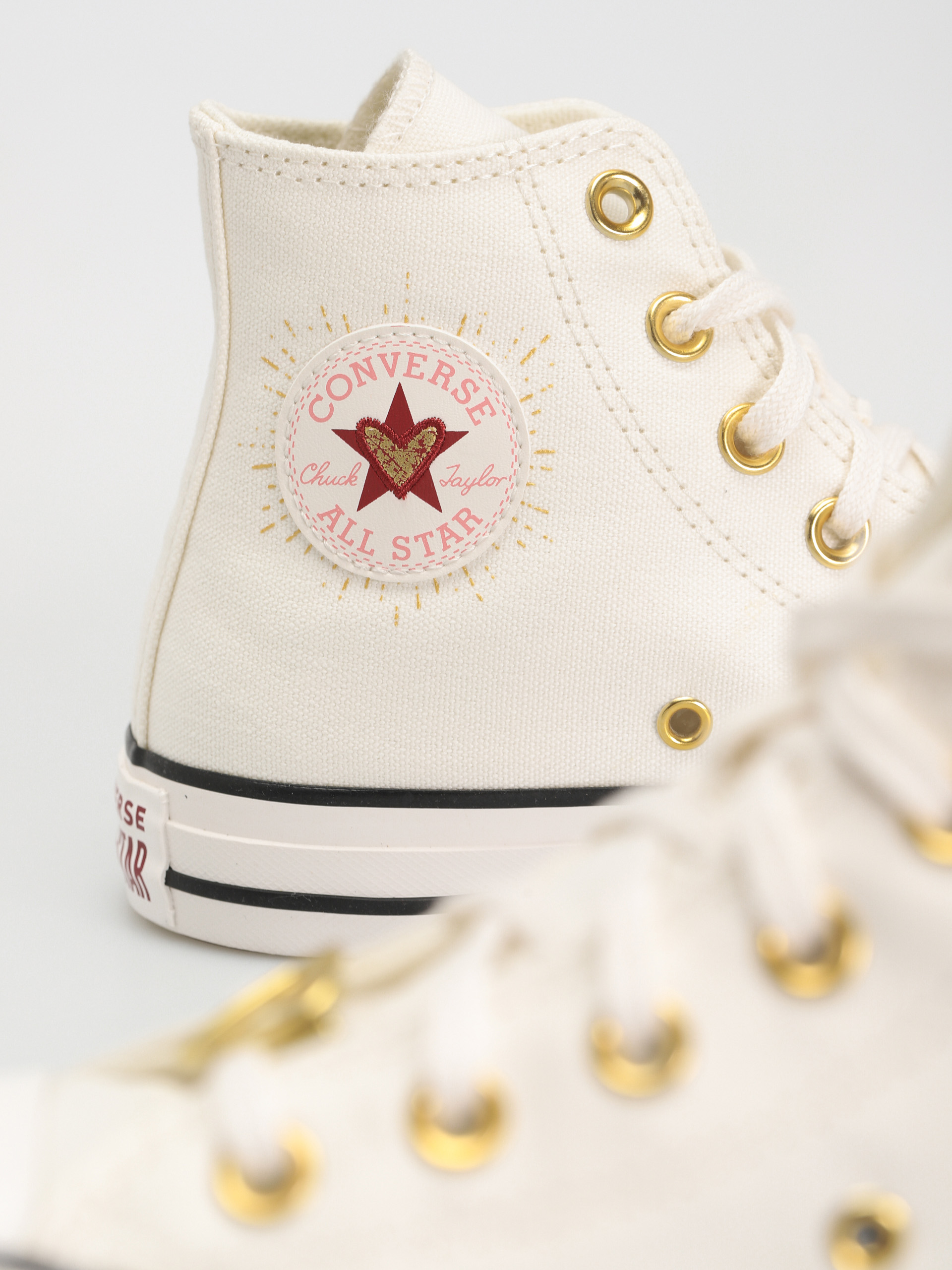 Converse Chuck Taylor All Star Hi Tornacipők Wmn (vintage white/white)
