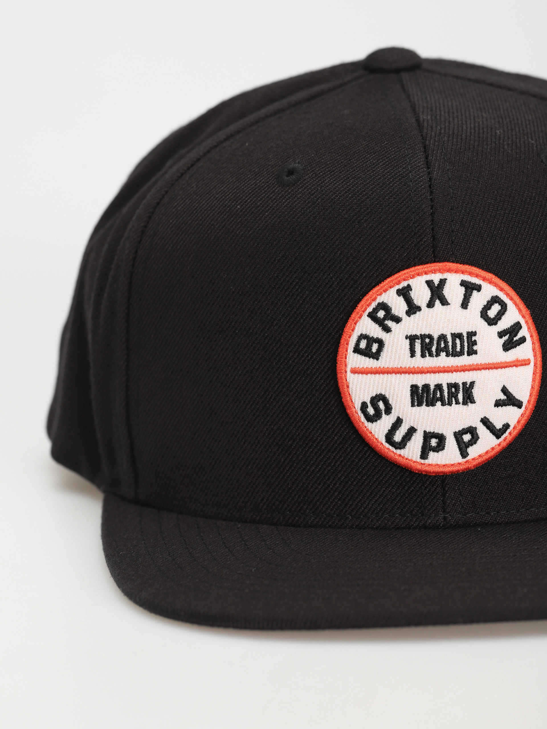 Brixton Oath III Snapback Baseball sapka (washed black/orange)