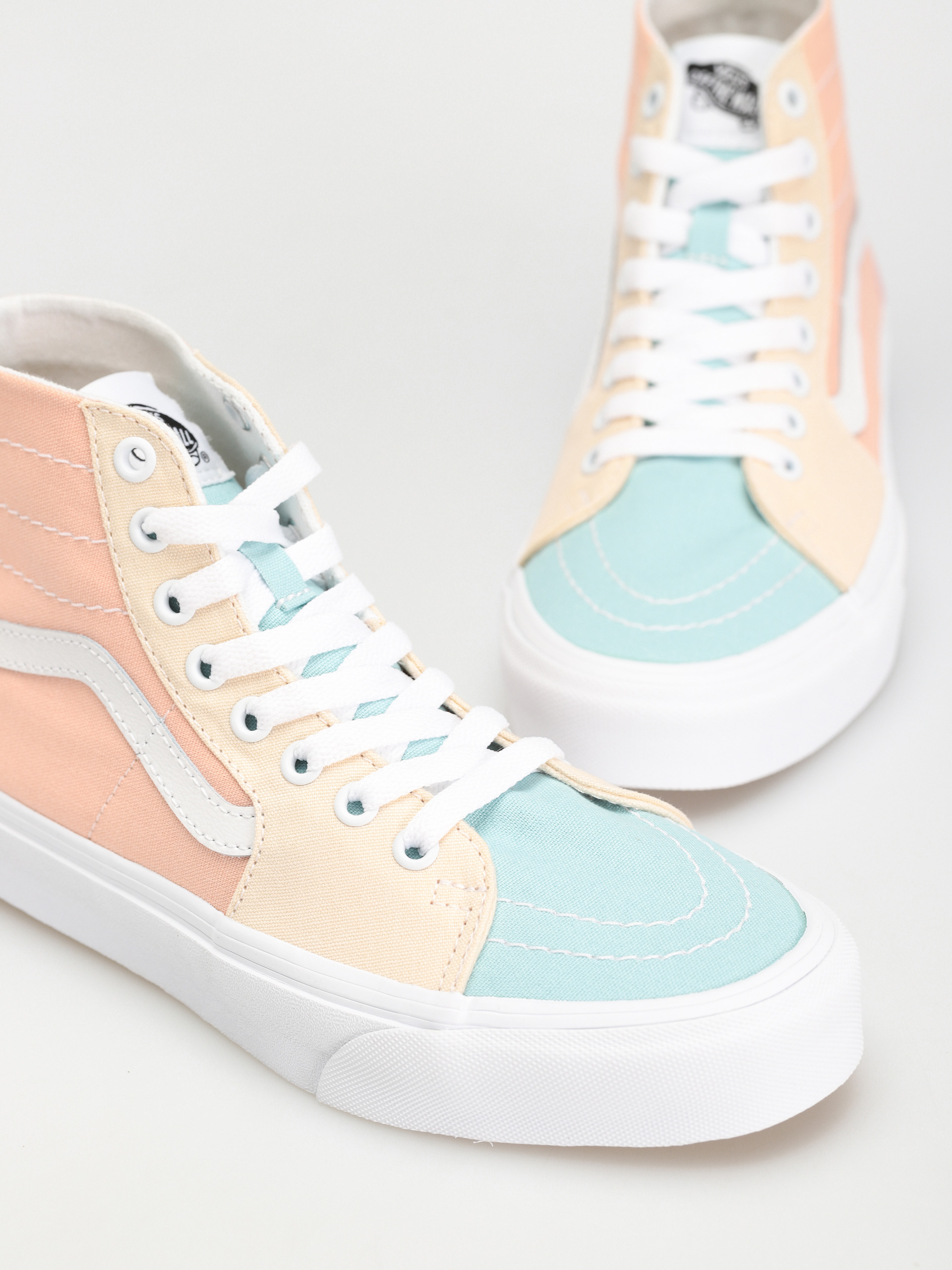Vans Sk8 Hi Tapered Cipők Wmn (pastel block multi/true white)
