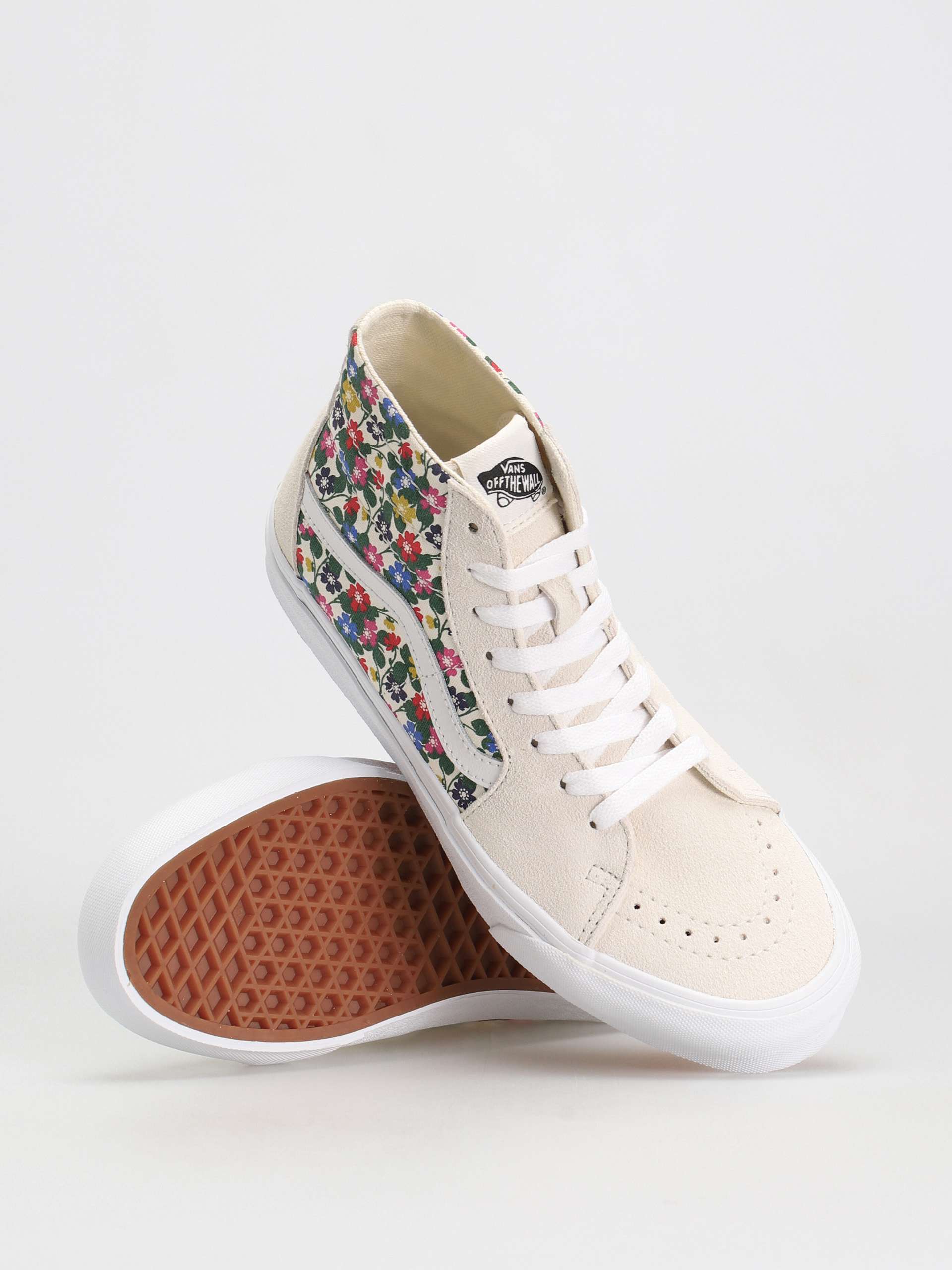 Vans Sk8 Hi Tapered Cipők Wmn (floral white)