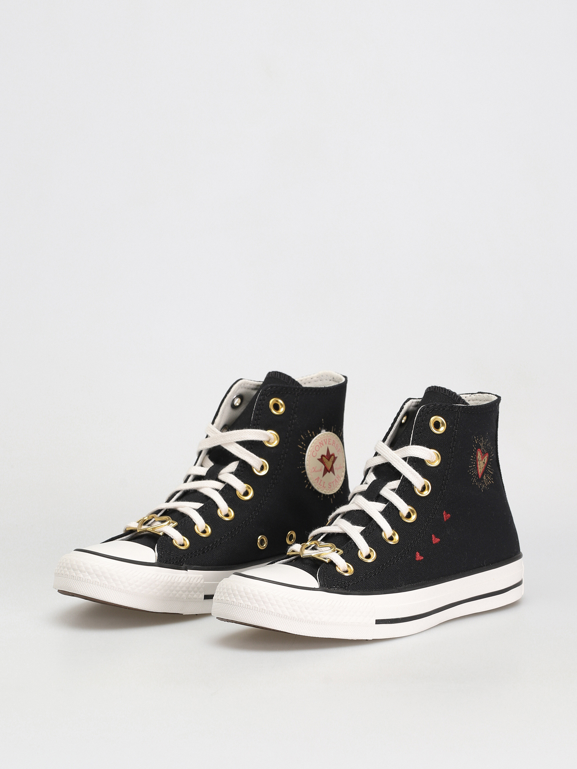 Converse Chuck Taylor All Star Hi Tornacipők Wmn (black/white/back alley brick)